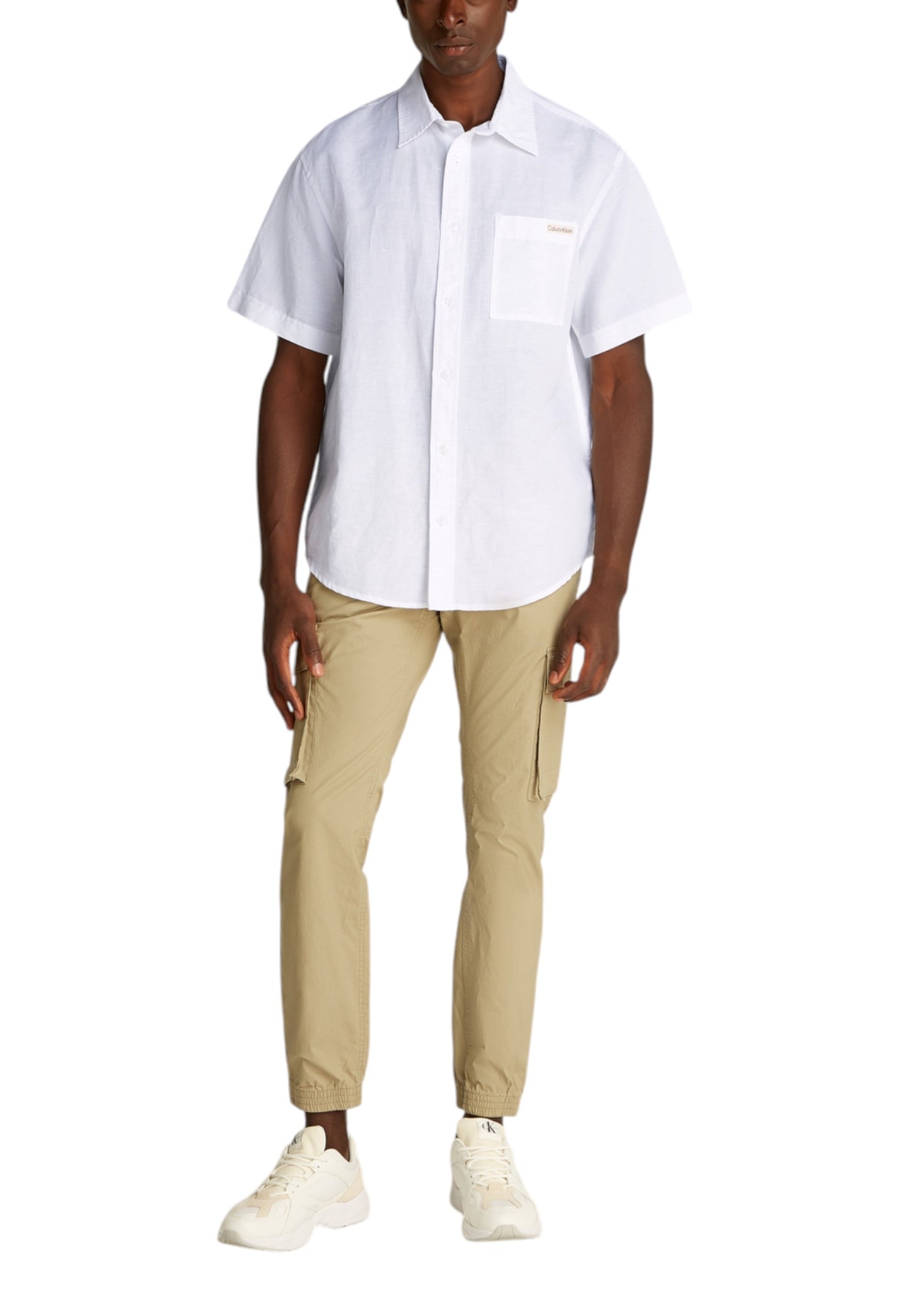 Calvin Klein Jeans Camicia Uomo Calvin Klein Jeans J30J327296 white