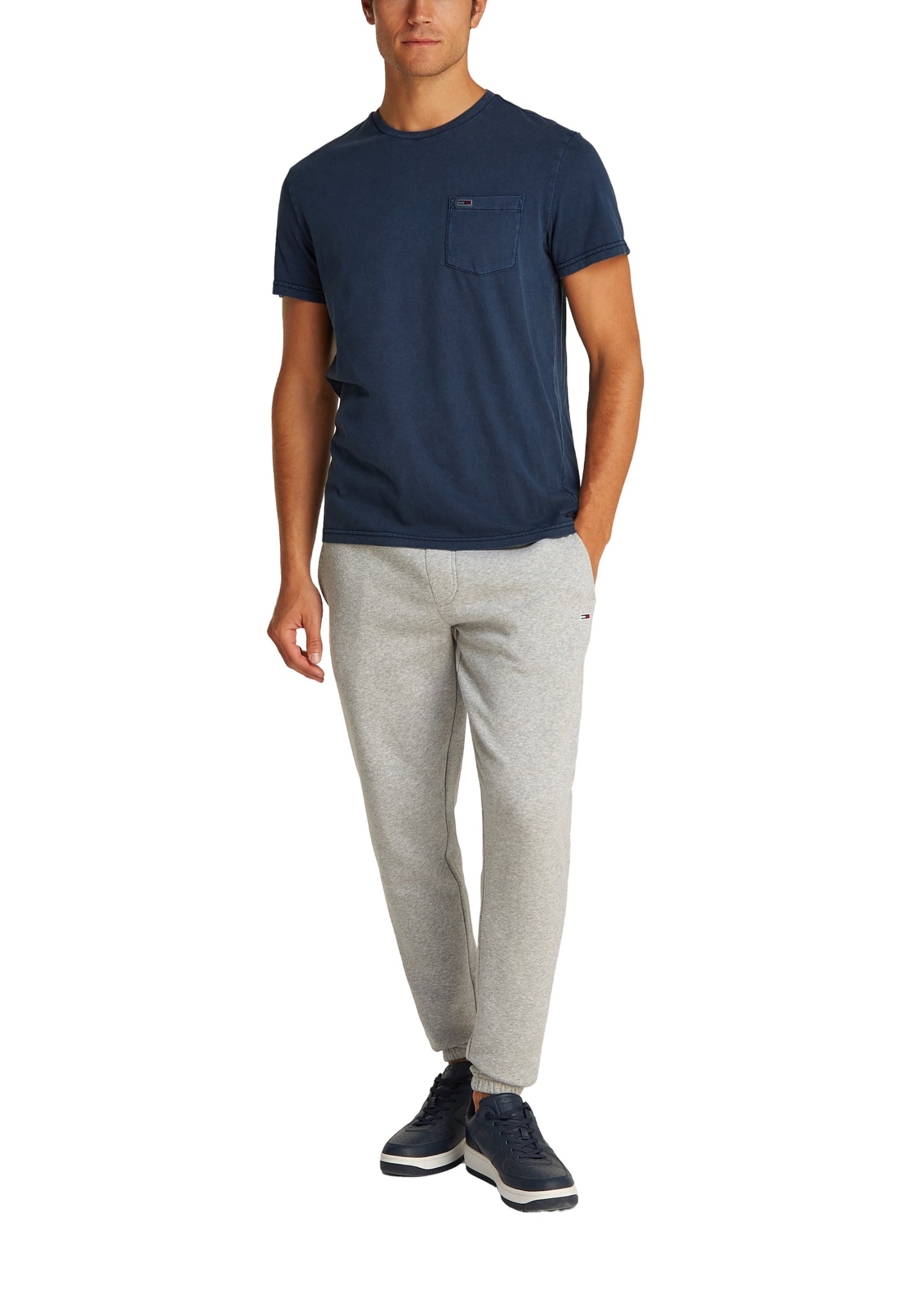 Tommy Hilfiger Jeans T-Shirt Uomo Tommy Hilfiger Jeans DM0DM20332 blue