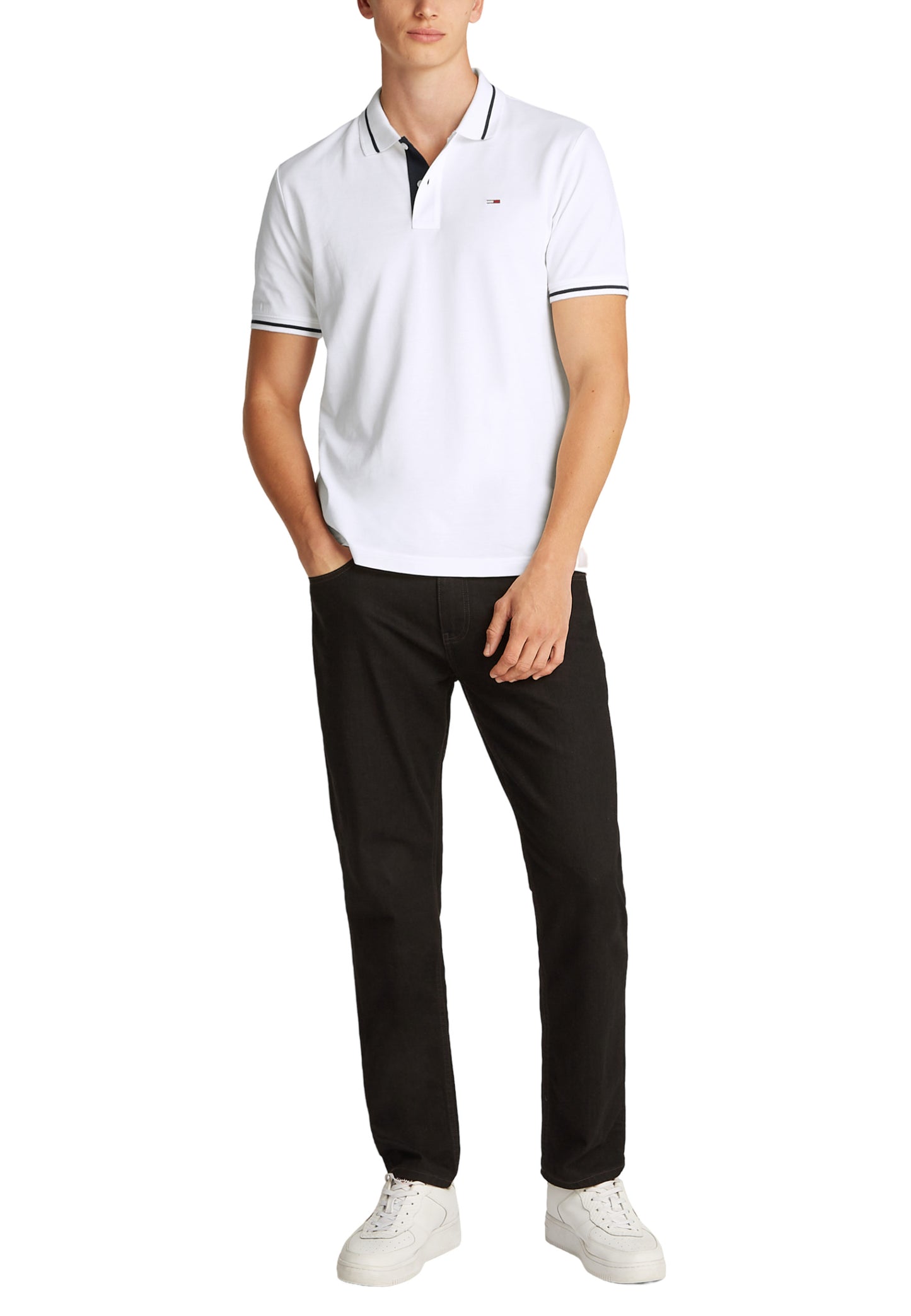 Tommy Hilfiger Jeans Jeans Uomo Tommy Hilfiger Jeans DM0DM20745 white