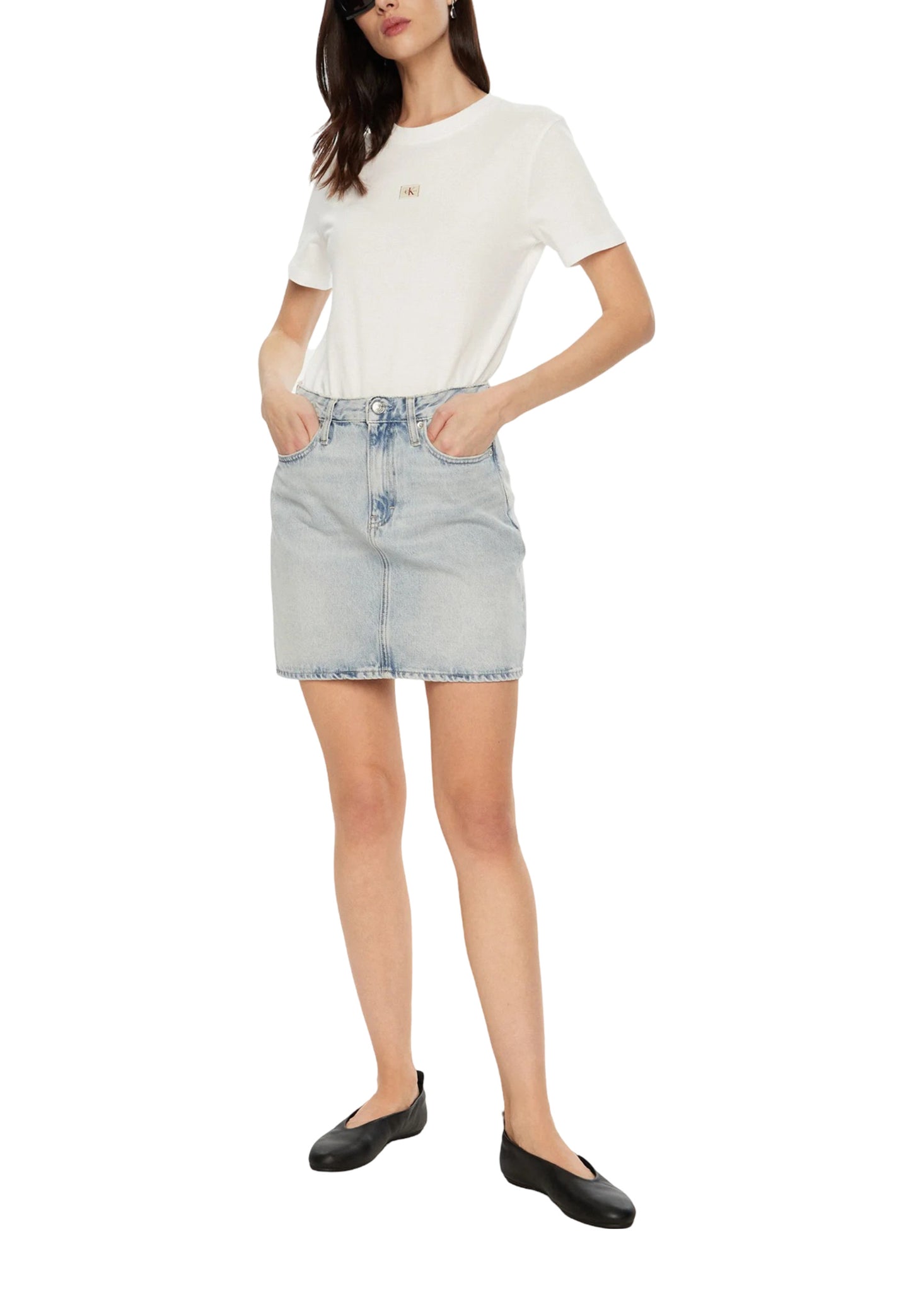 Calvin Klein Jeans Gonna Donna Calvin Klein Jeans J20J224534 light blue
