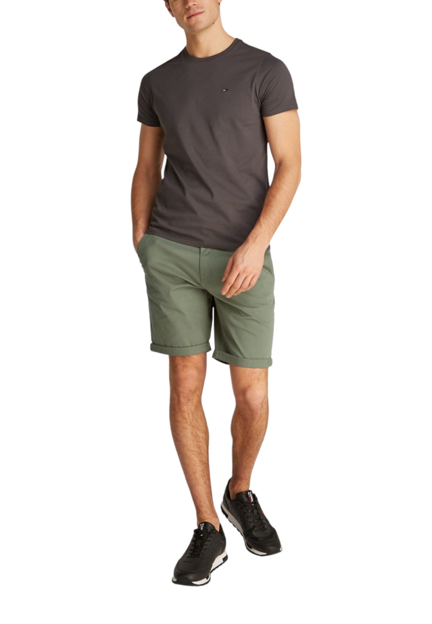 Tommy Hilfiger Jeans Bermuda Uomo Tommy Hilfiger Jeans DM0DM21950 green green