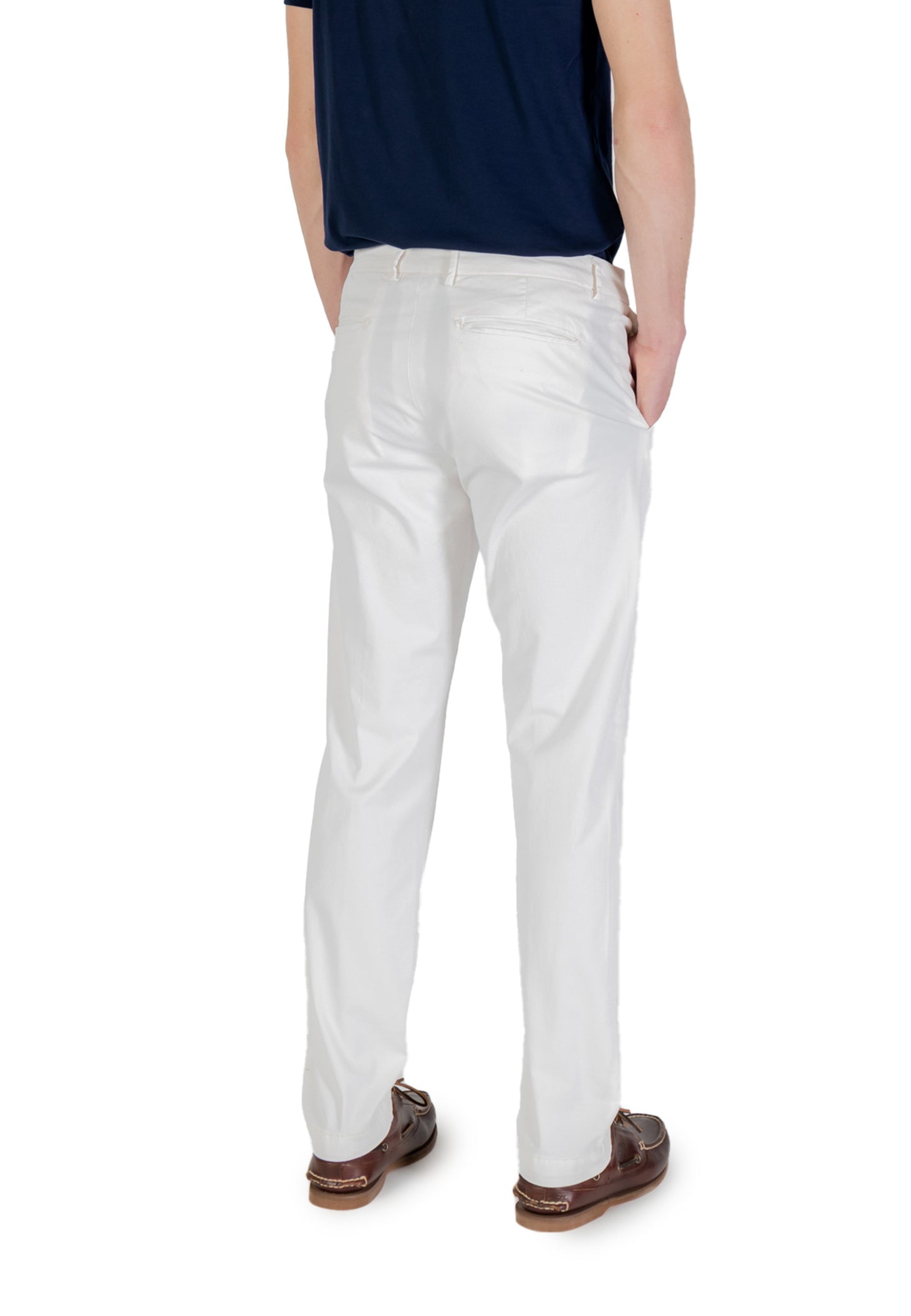 Borghese Pantaloni Uomo Borghese 5SPA21 07CO070 white white