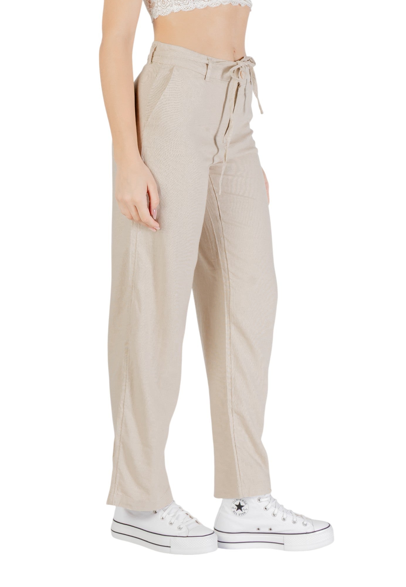 Only Pantaloni Donna Only 15338710 beige beige
