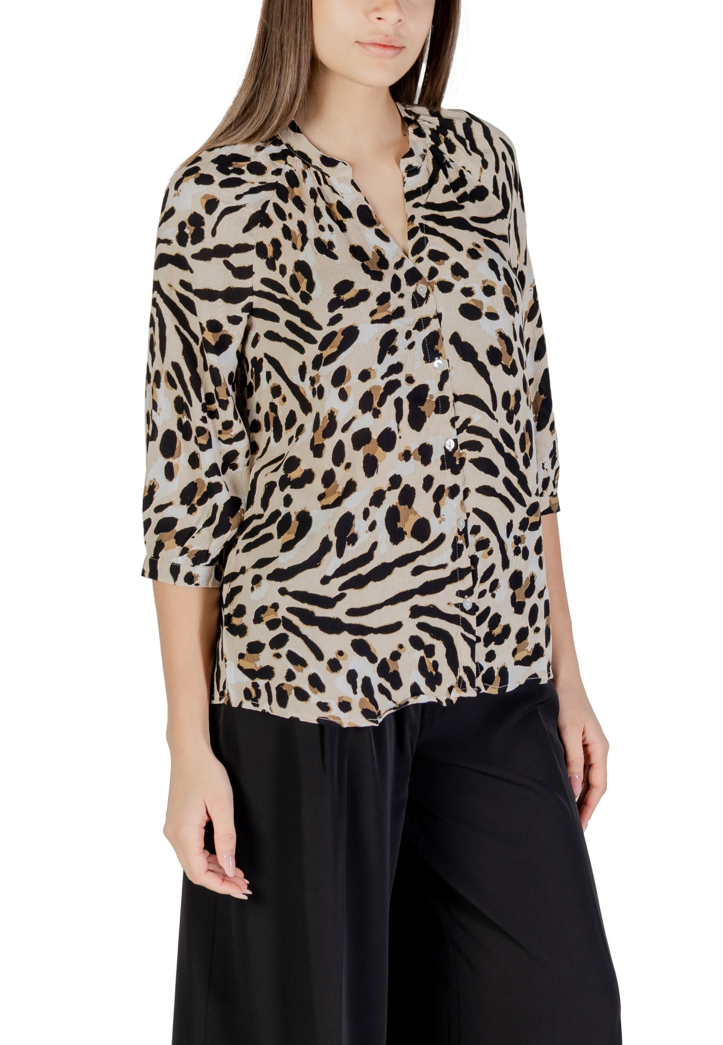 Ichi Camicia Donna Ichi 20123003 beige beige