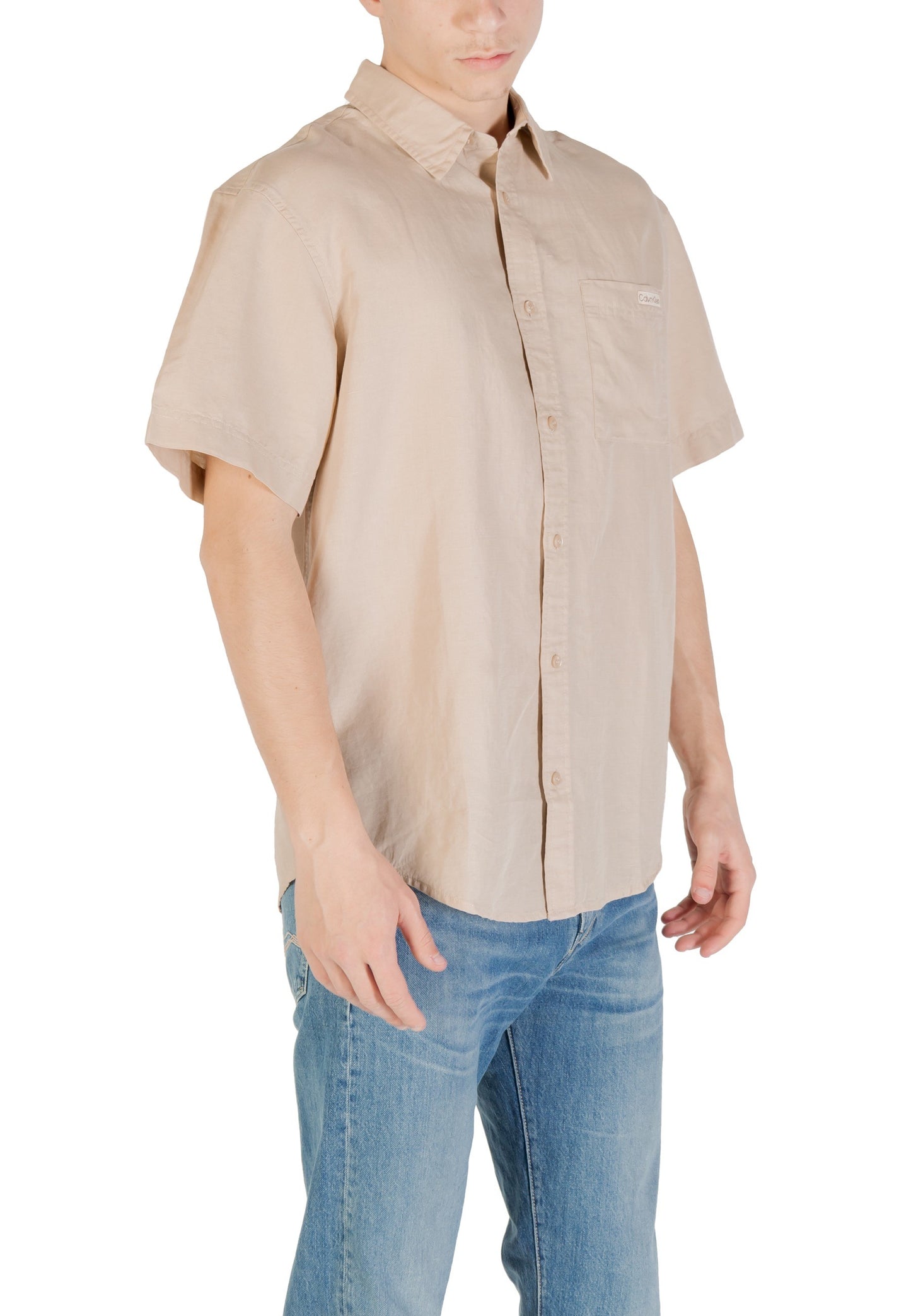 Calvin Klein Jeans Camicia Uomo Calvin Klein Jeans J30J327296 beige beige