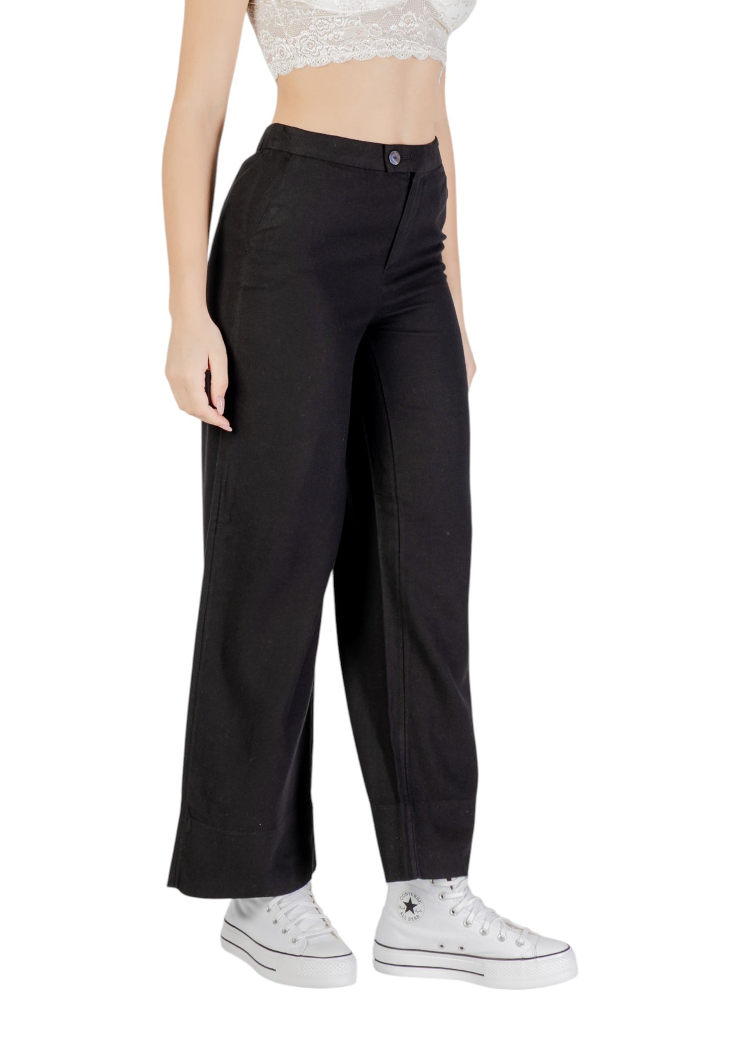 Only Pantaloni Donna Only 15338716 black black