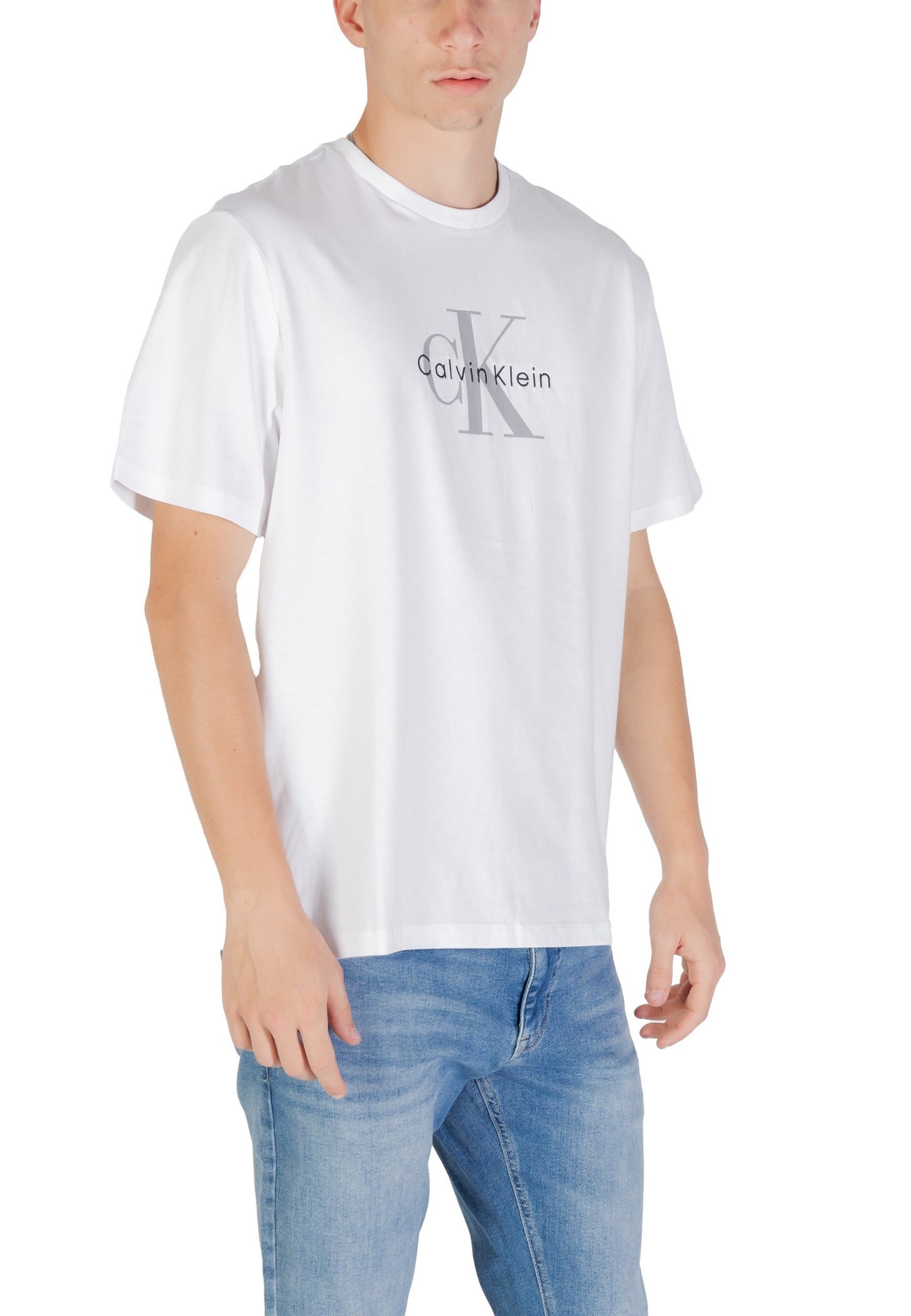 Calvin Klein Jeans T-Shirt Uomo Calvin Klein Jeans LV04RB862G white white