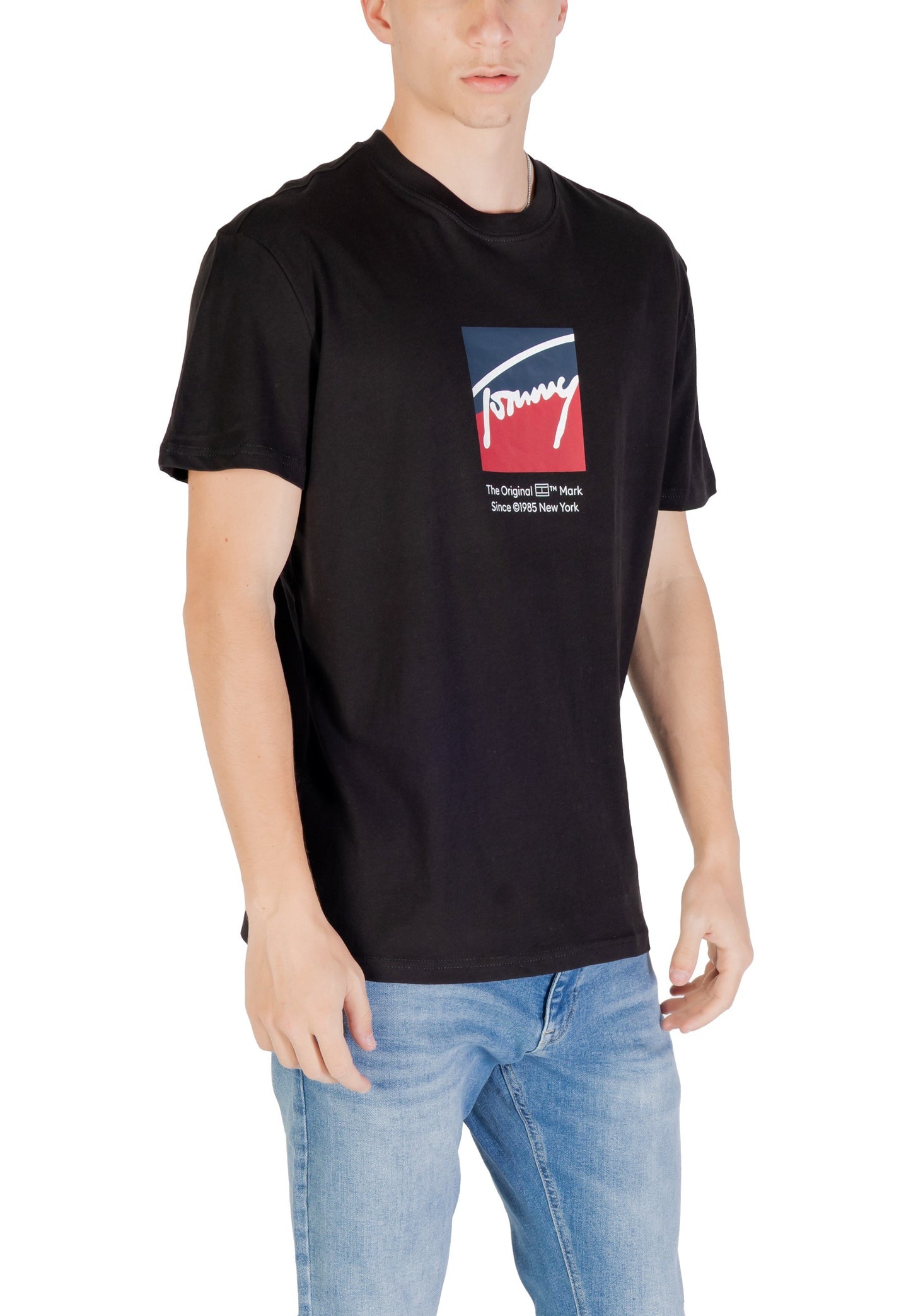 Tommy Hilfiger Jeans T-Shirt Uomo Tommy Hilfiger Jeans DM0DM21940 black black
