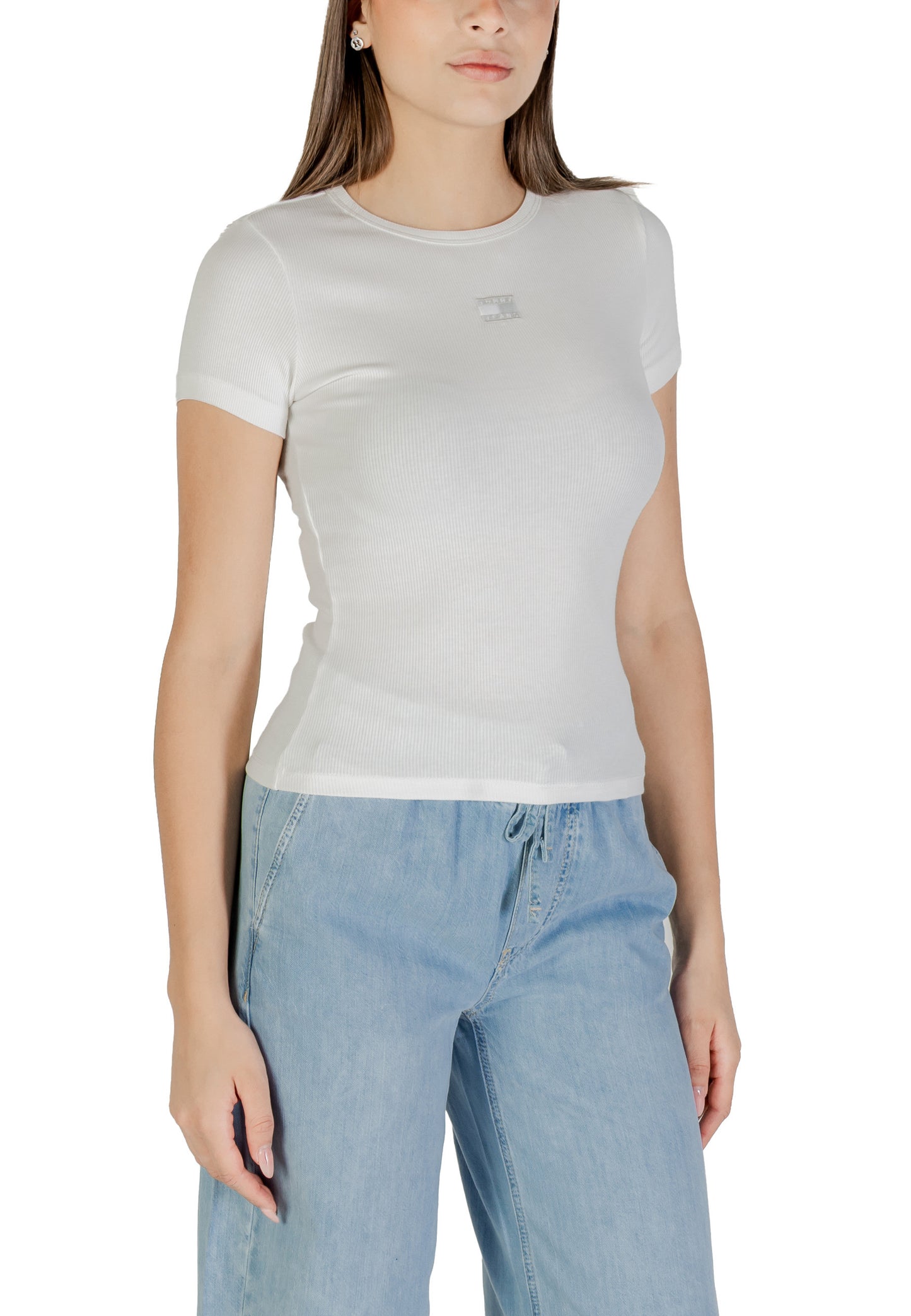 Tommy Hilfiger Jeans T-Shirt Donna Tommy Hilfiger Jeans DW0DW17881 beige beige