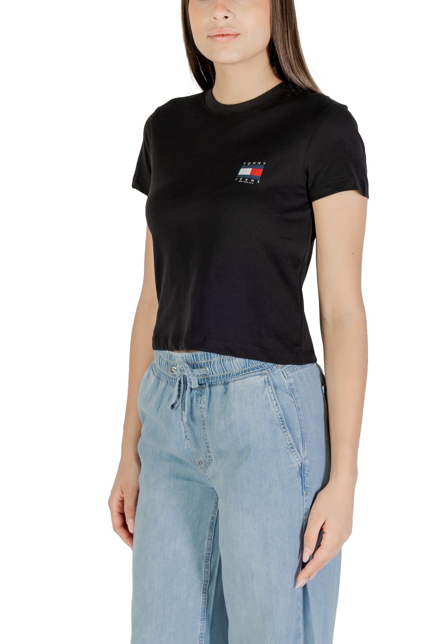 Tommy Hilfiger Jeans T-Shirt Donna Tommy Hilfiger Jeans DW0DW21423 black black