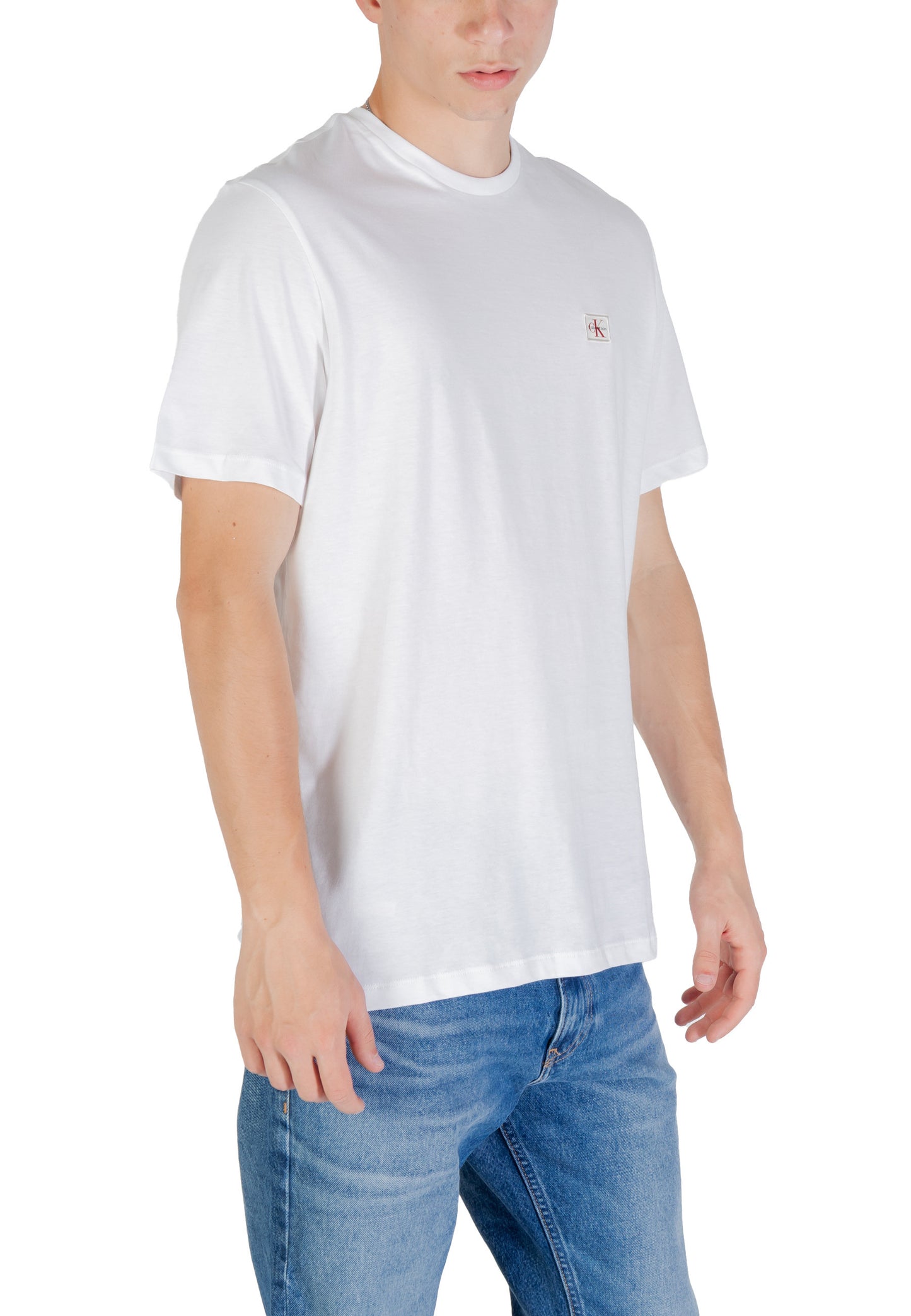 Calvin Klein Jeans T-Shirt Uomo Calvin Klein Jeans LV04RC272G white white