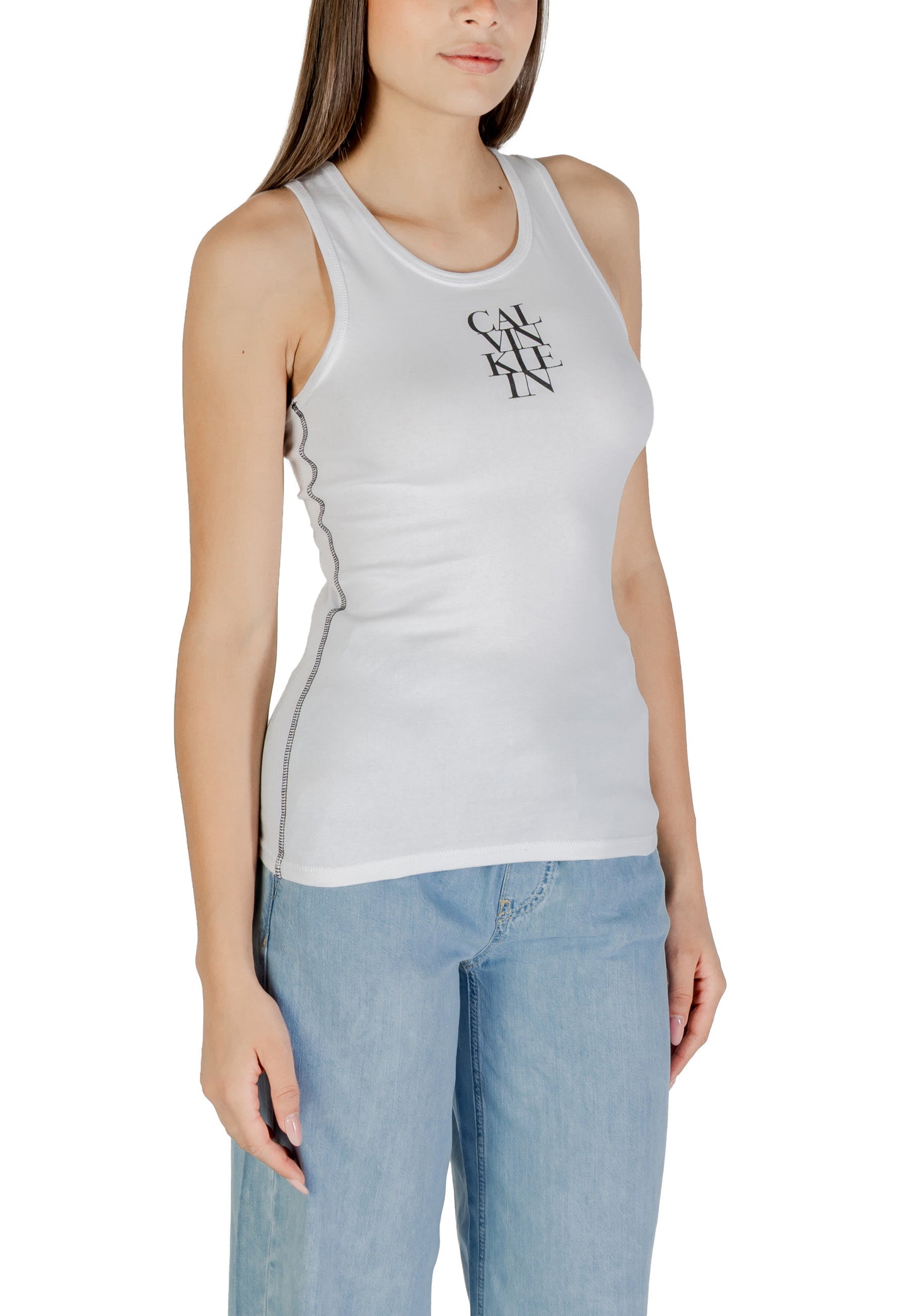 Camiseta sin mangas para mujer de Calvin Klein Jeans