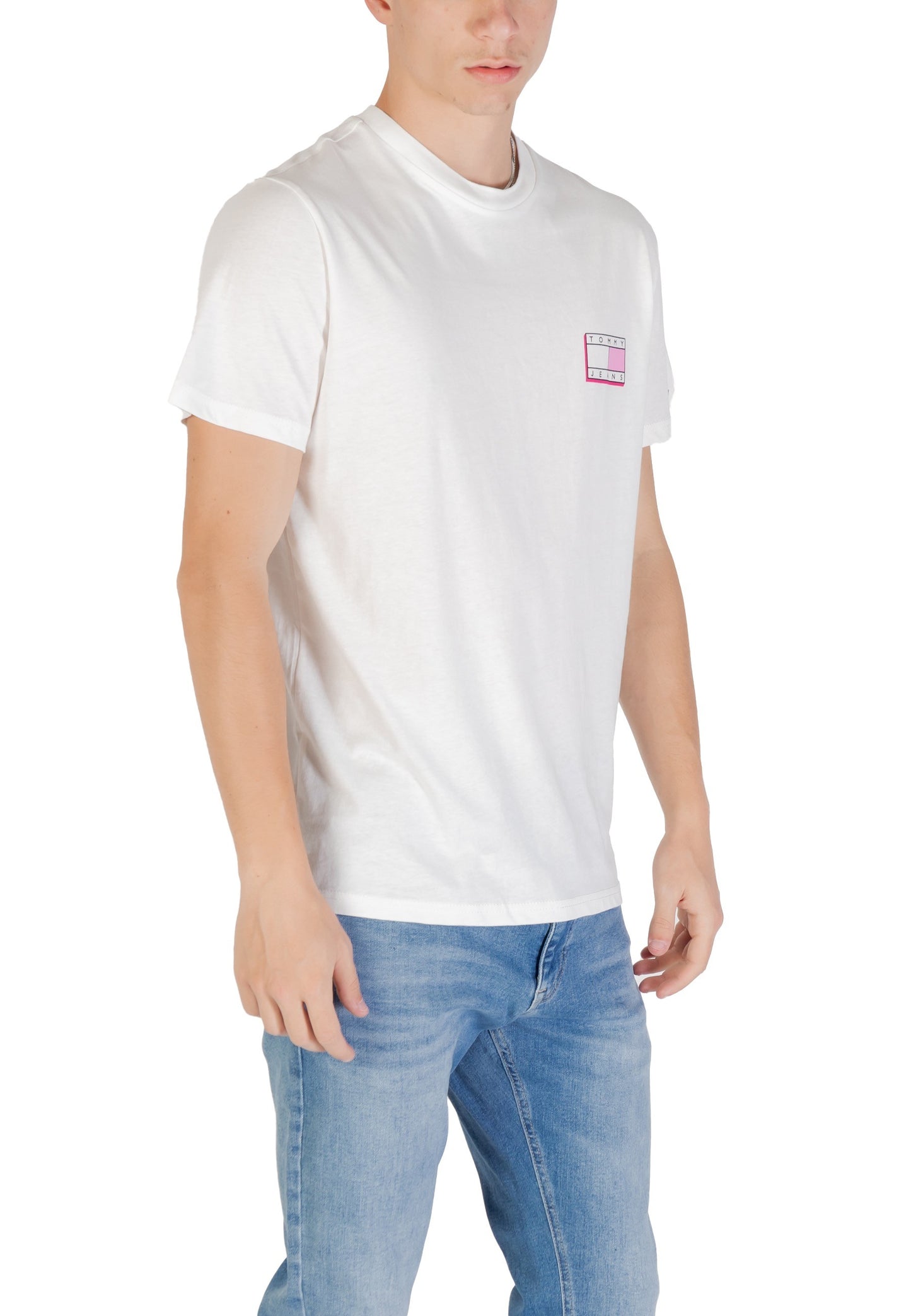 Tommy Hilfiger Jeans T-Shirt Uomo Tommy Hilfiger Jeans DM0DM21577 beige beige