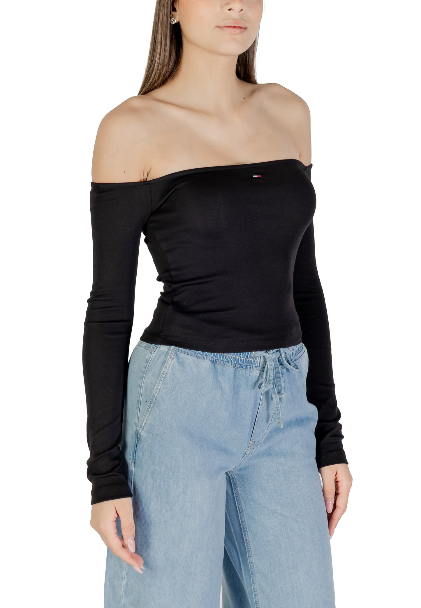 Tommy Hilfiger Jeans Maglia Donna Tommy Hilfiger Jeans DW0DW20919 black black