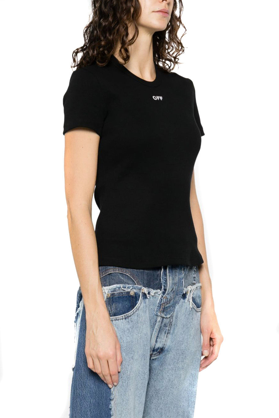 Off-white T-Shirt Donna Off-white EBO_2124 black black