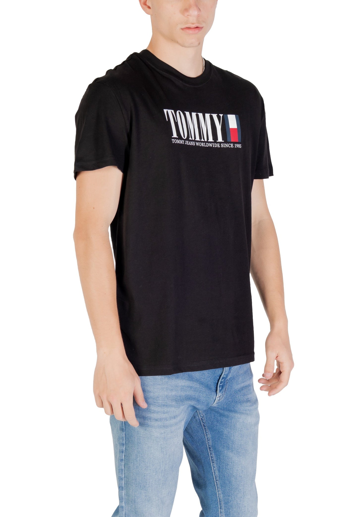 Tommy Hilfiger Jeans T-Shirt Uomo Tommy Hilfiger Jeans DM0DM21941 black black