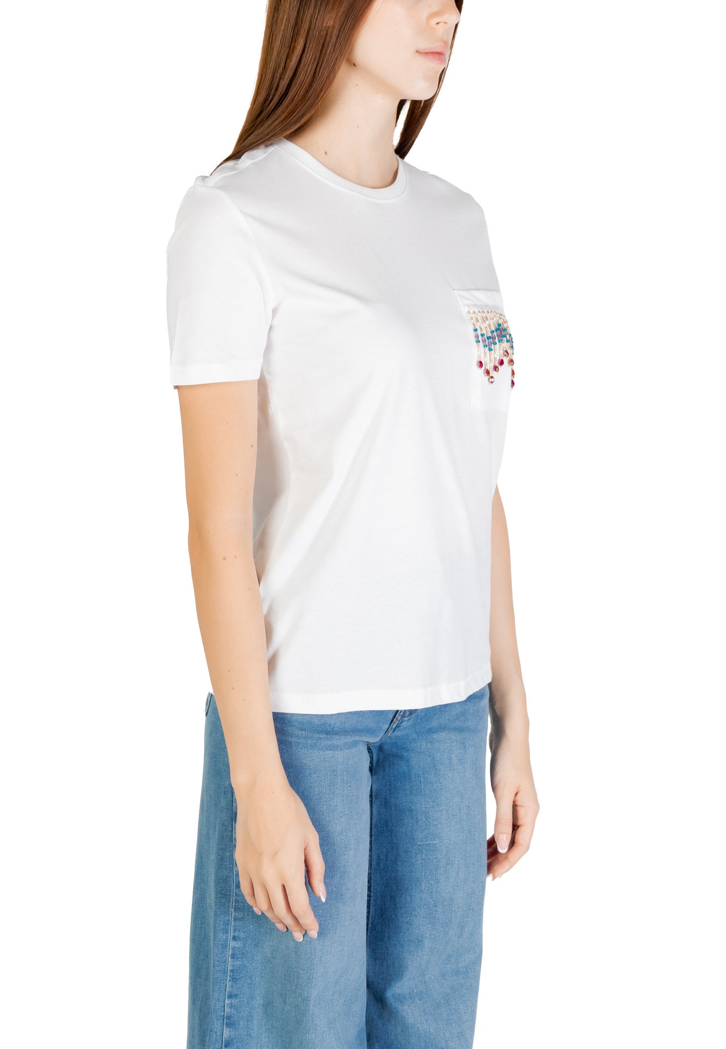 Only T-Shirt Donna Only 15362432 white white