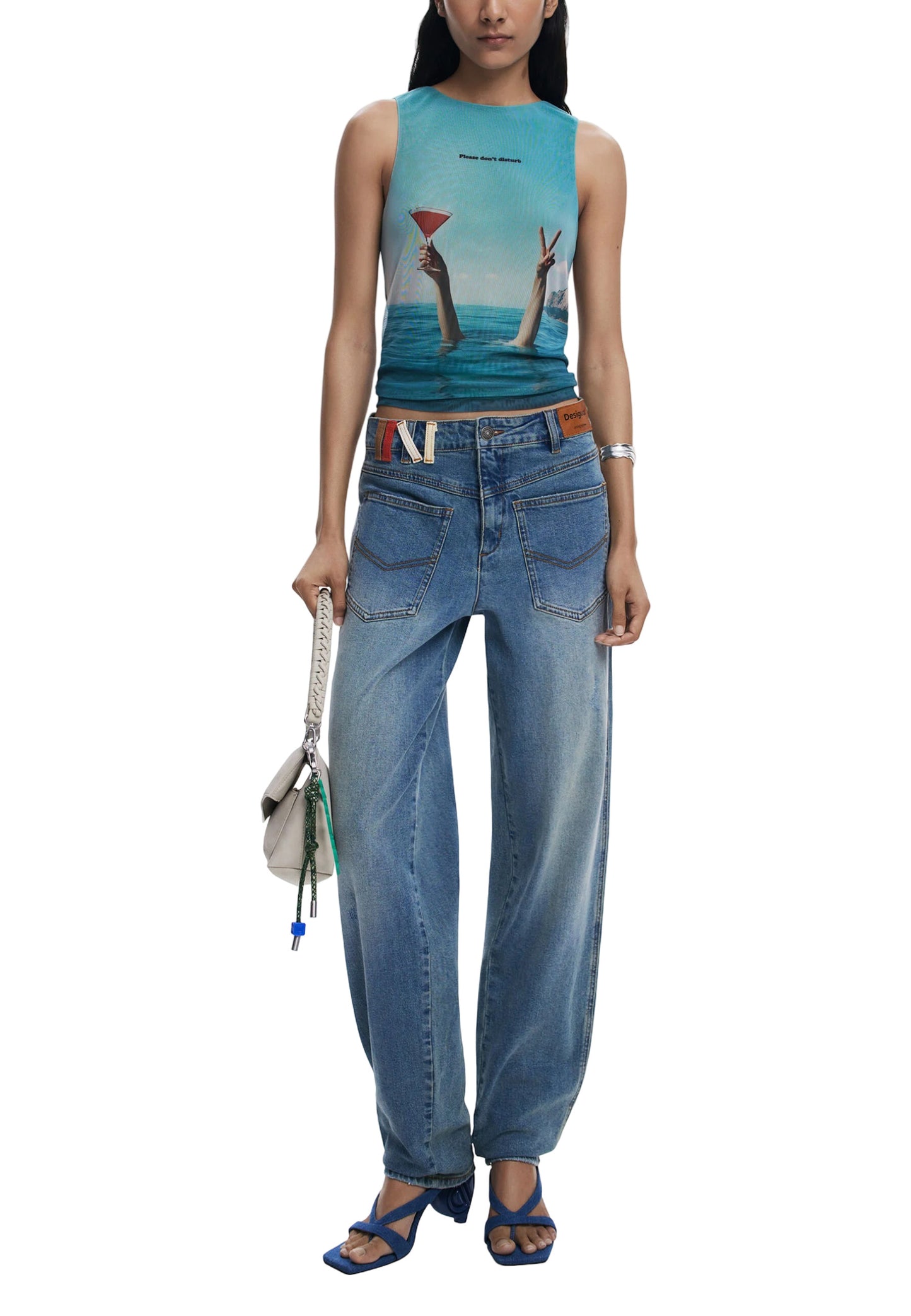 Camiseta de tirantes para mujer Desigual
