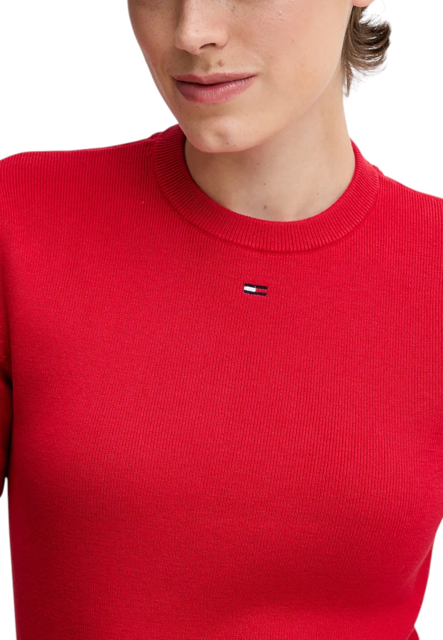 Tommy Hilfiger Jeans T-Shirt Donna Tommy Hilfiger Jeans DW0DW19336 red red