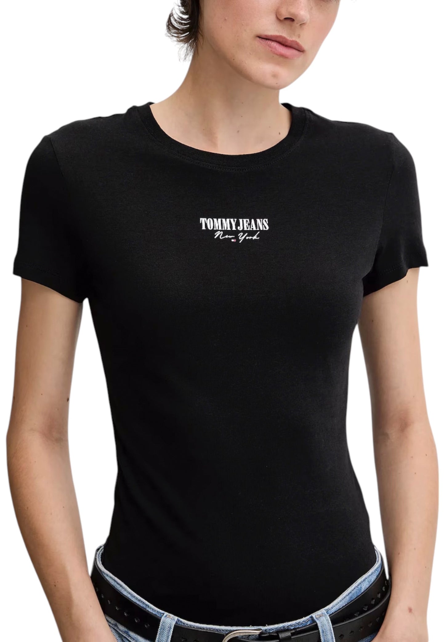 Tommy Hilfiger Jeans T-Shirt Donna Tommy Hilfiger Jeans DW0DW20913 black black