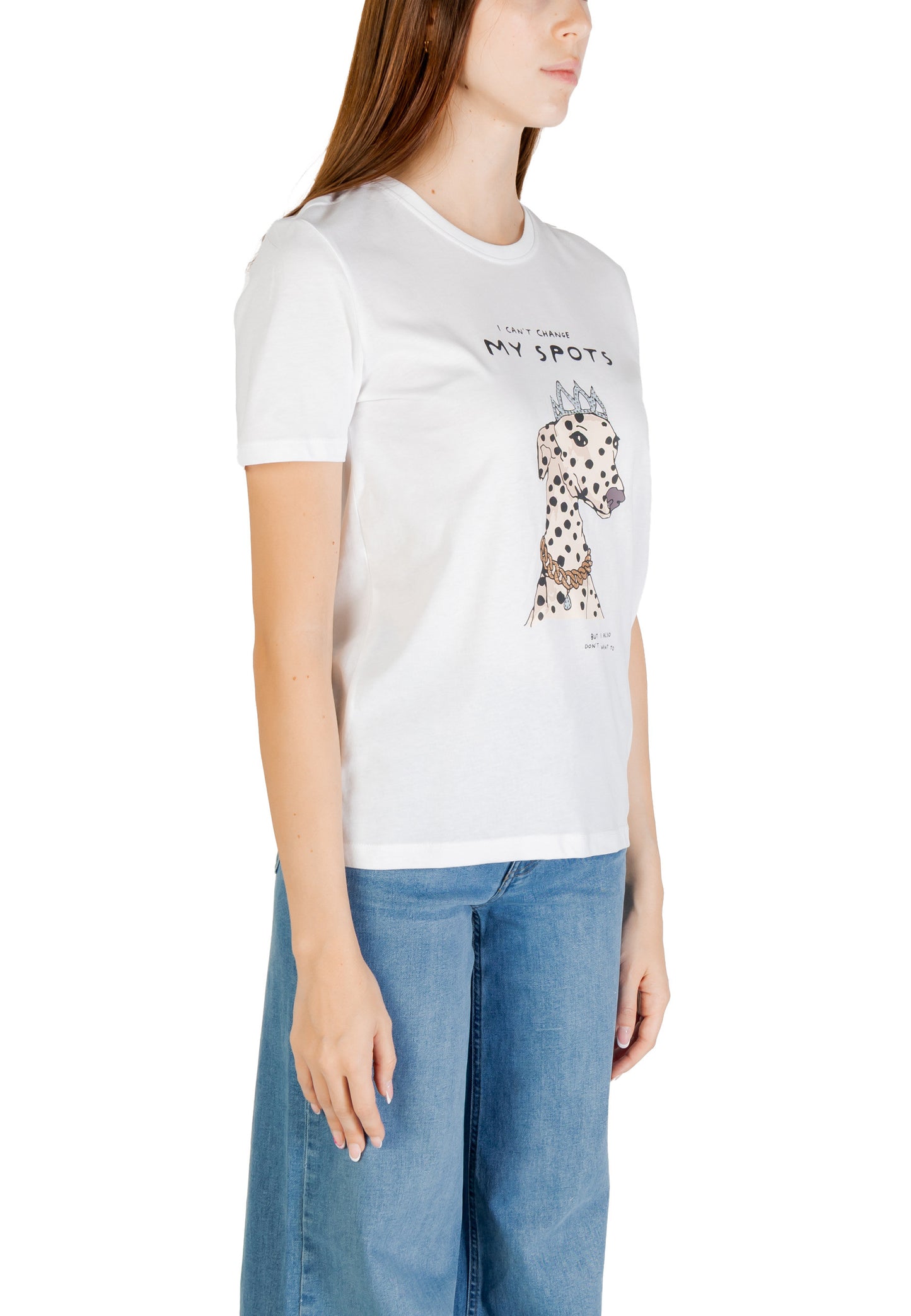 Only T-Shirt Donna Only 15353246 white white