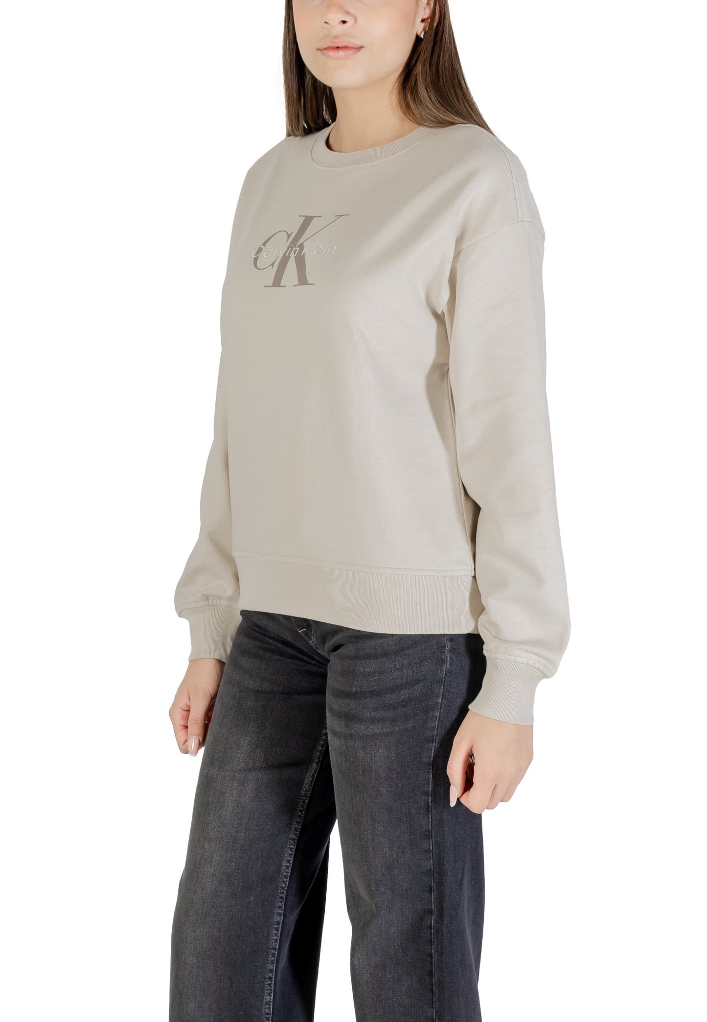 Calvin Klein Jeans Felpa Donna Calvin Klein Jeans LV047B234G beige beige