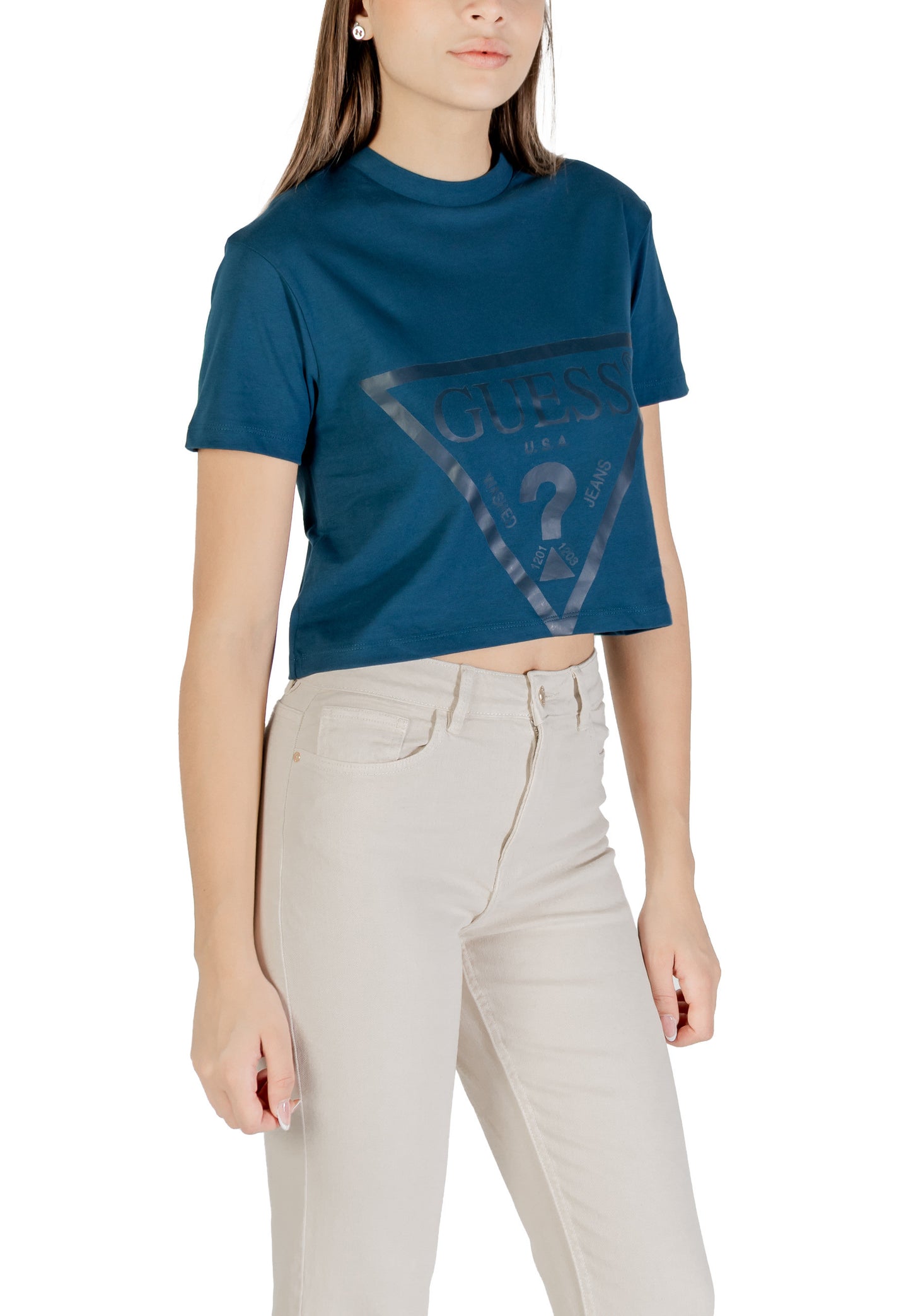 Guess Active T-Shirt Donna Guess Active V2YI06 K8HM0 blue blue