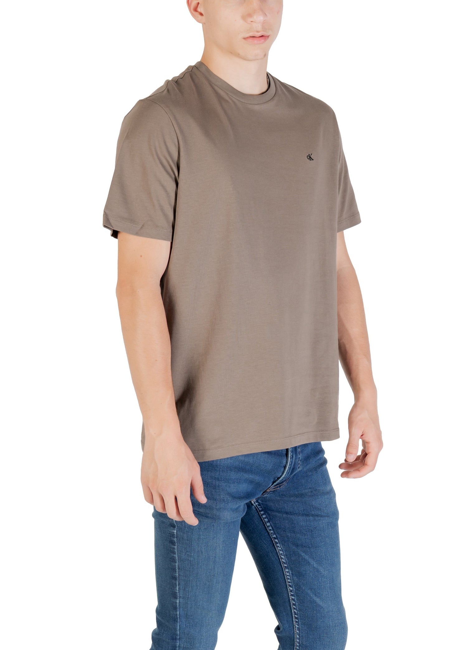 Calvin Klein Jeans T-Shirt Uomo Calvin Klein Jeans LV040HM265 beige beige