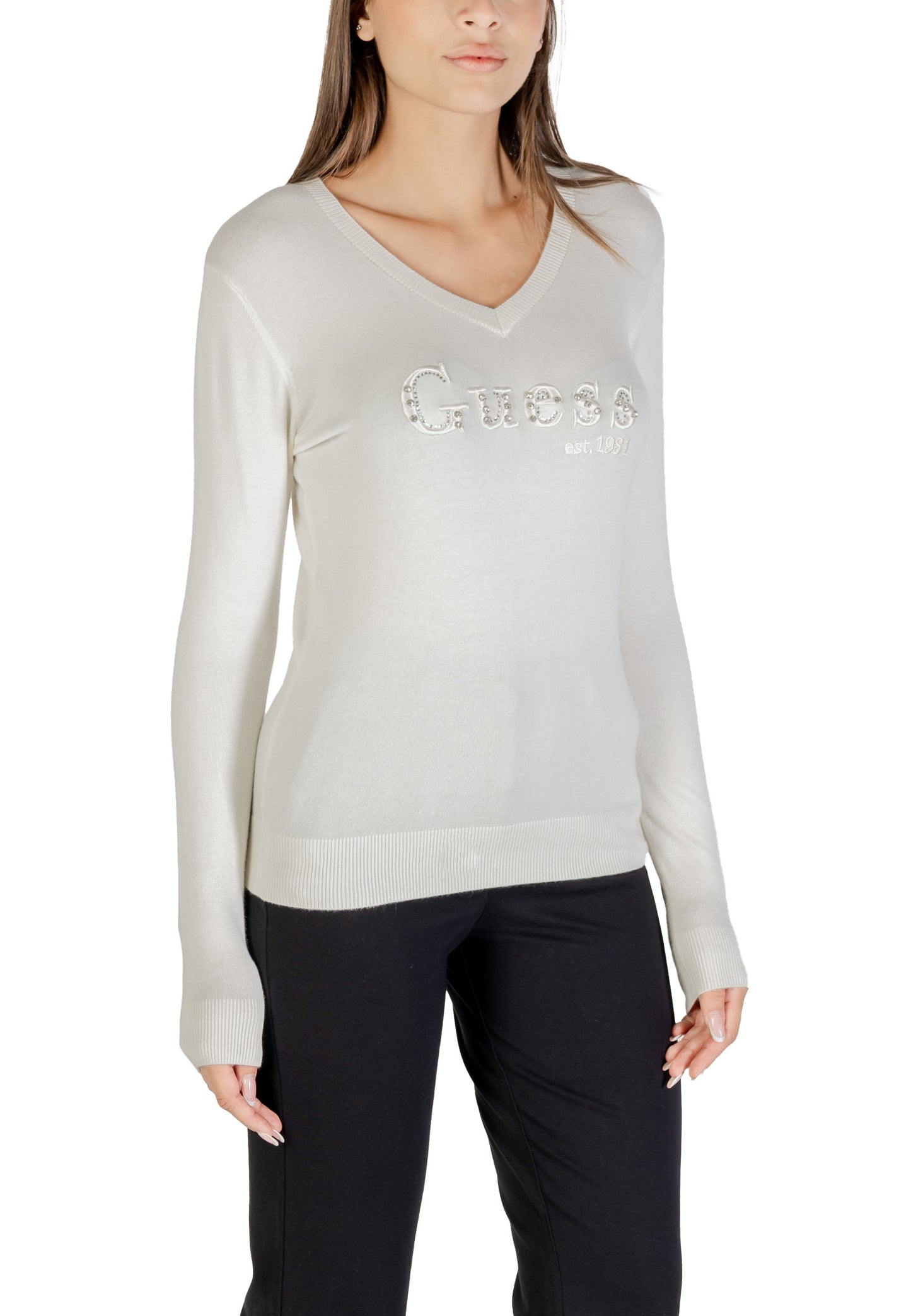 Guess Maglia Donna Guess W5YR24 Z2NQ2 white white