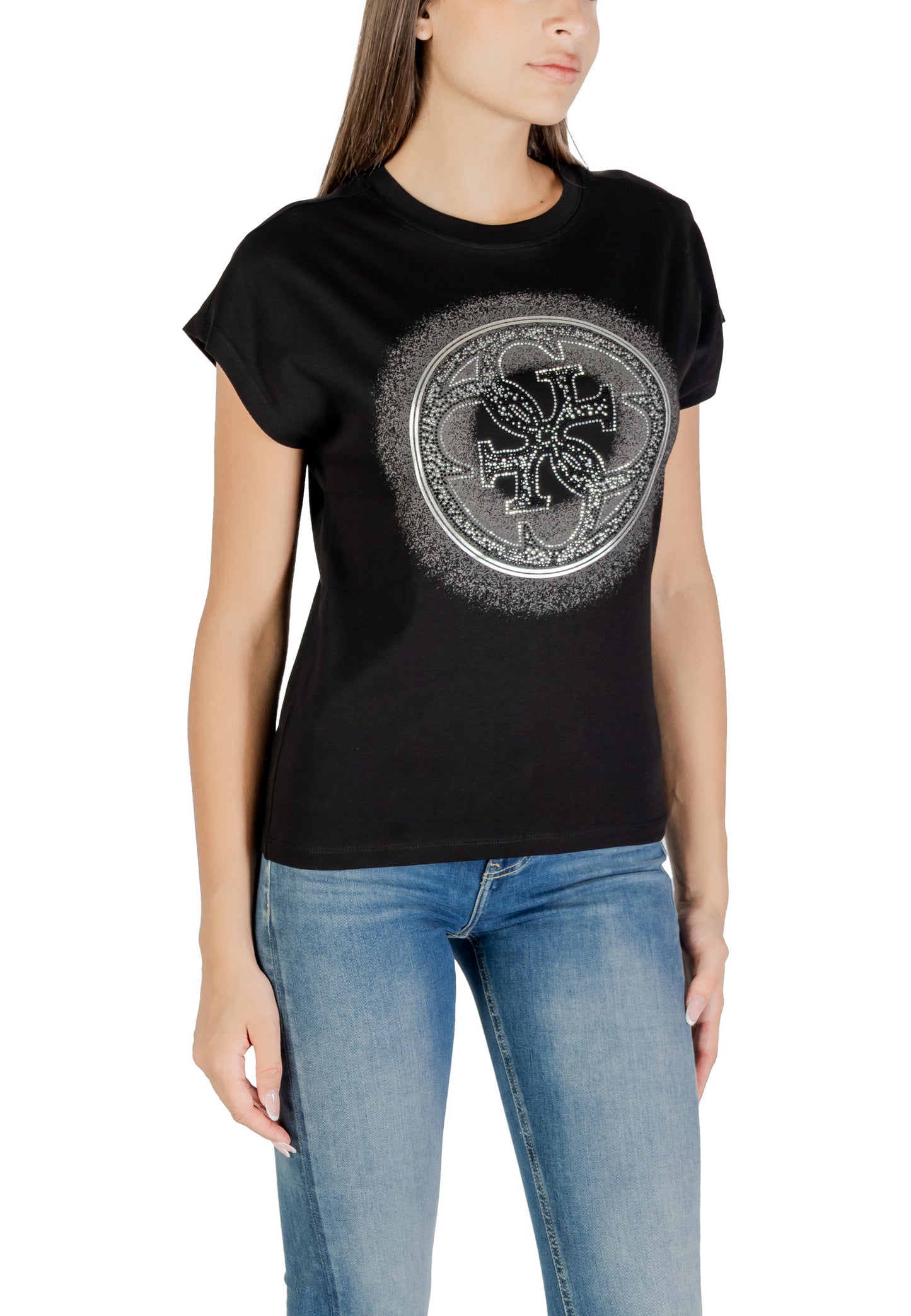 Guess T-Shirt Donna Guess W5YI14 I3Z14 black black