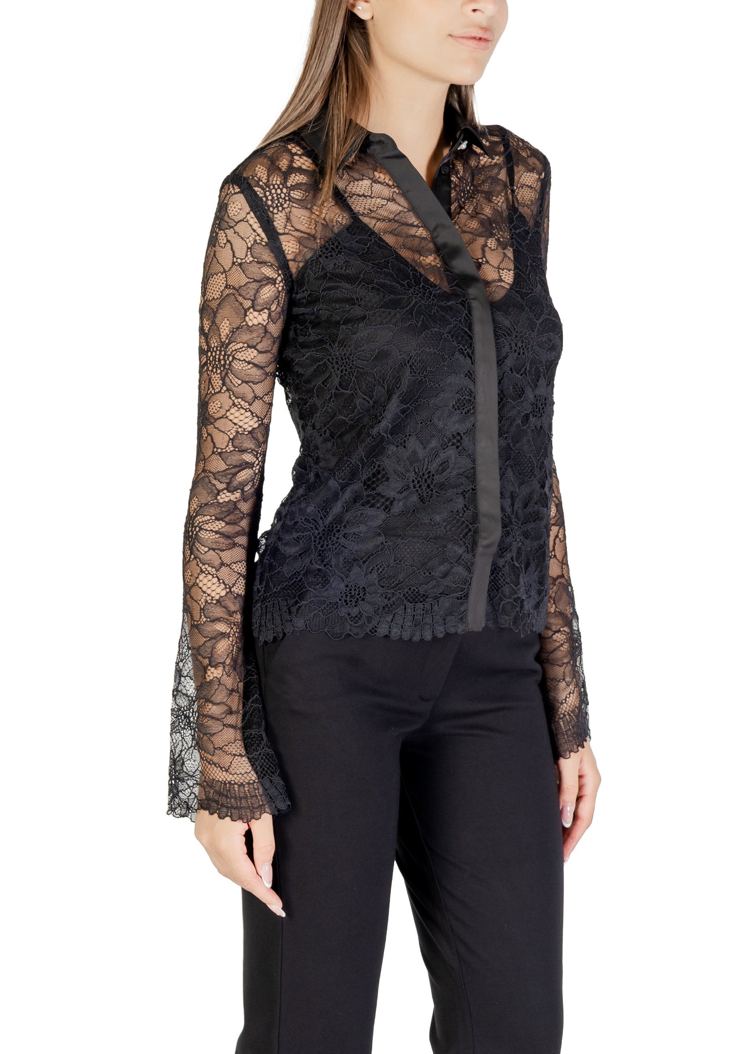 Guess Camicia Donna Guess W5YH58 WHDY0 black black