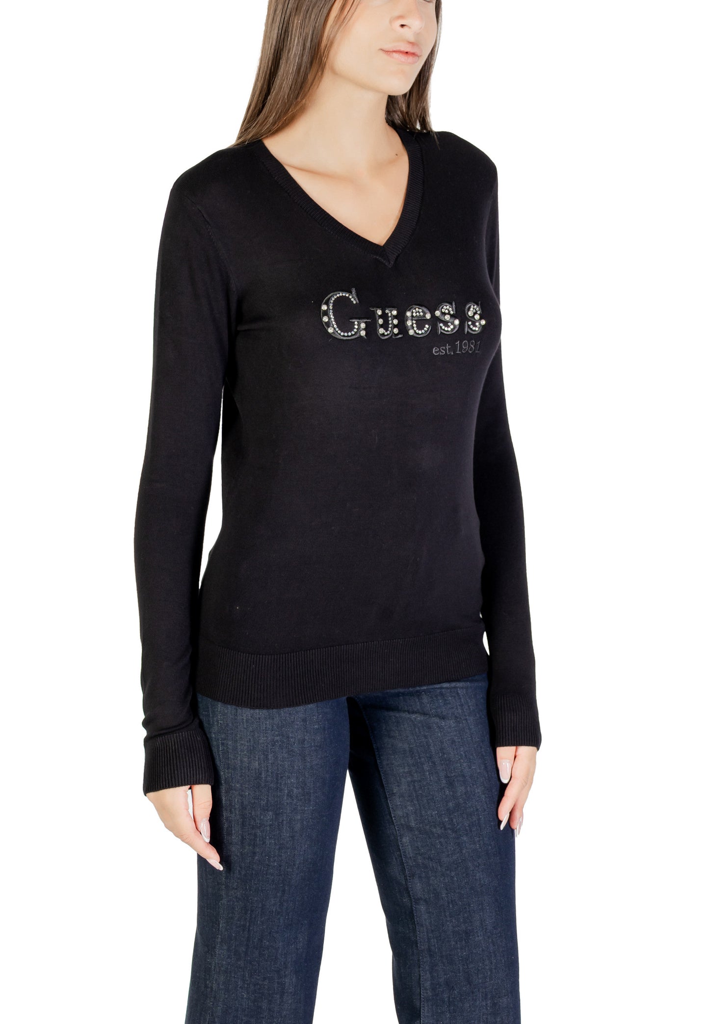 Guess Maglia Donna Guess W5YR24 Z2NQ2 black black