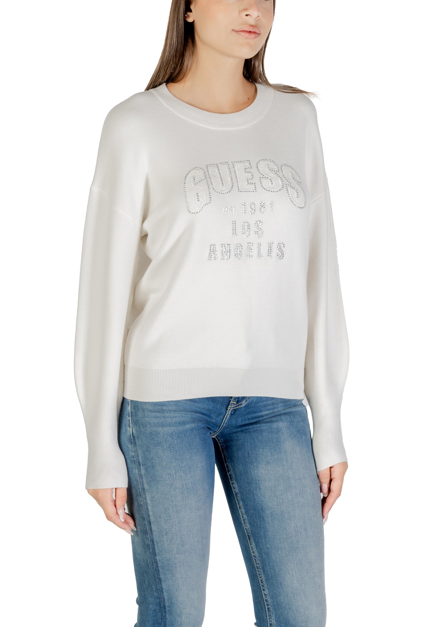 Guess Maglia Donna Guess W5YR26 Z26I2 white white