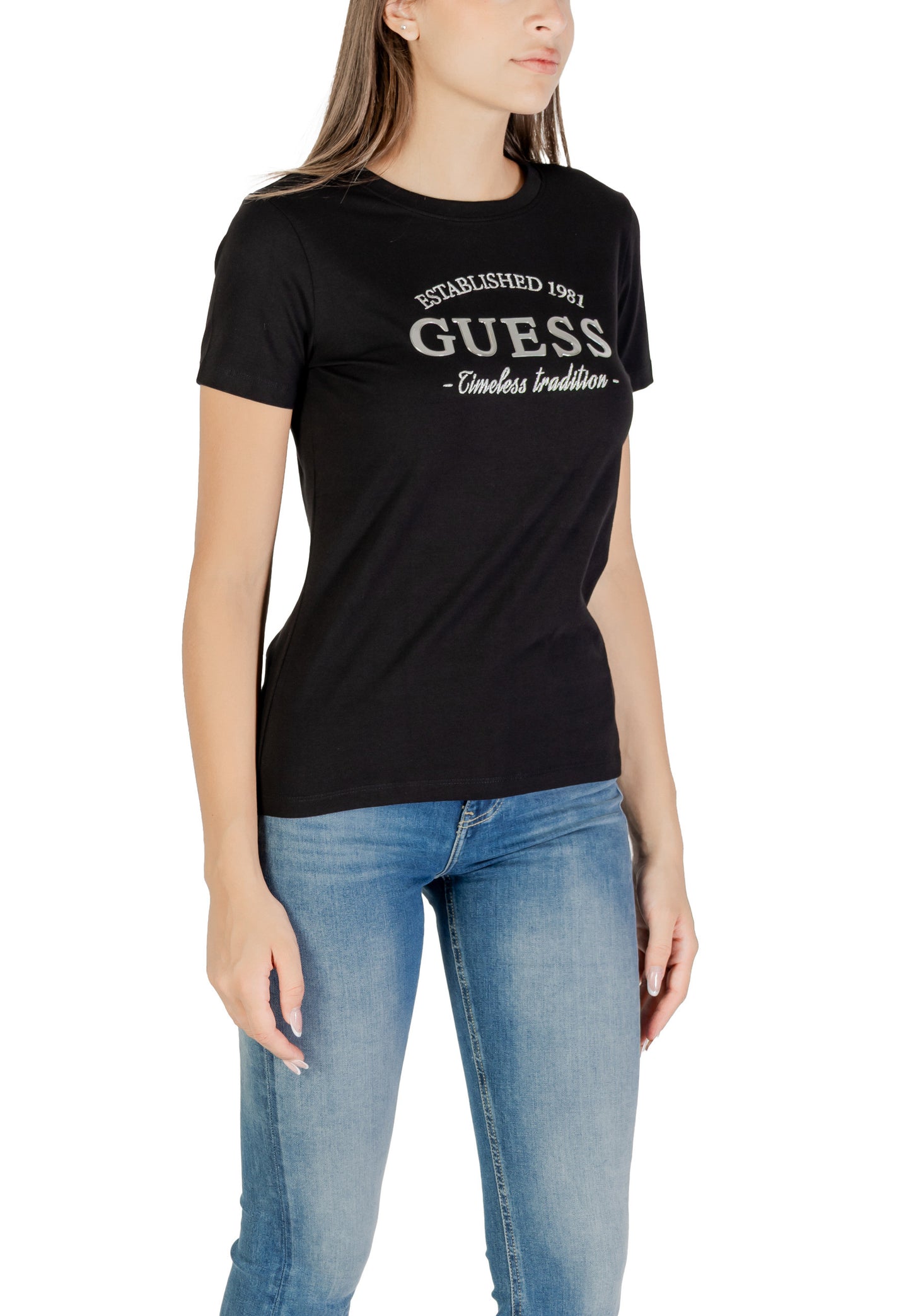 Guess Active T-Shirt Donna Guess Active V5YI12 J1314 black black