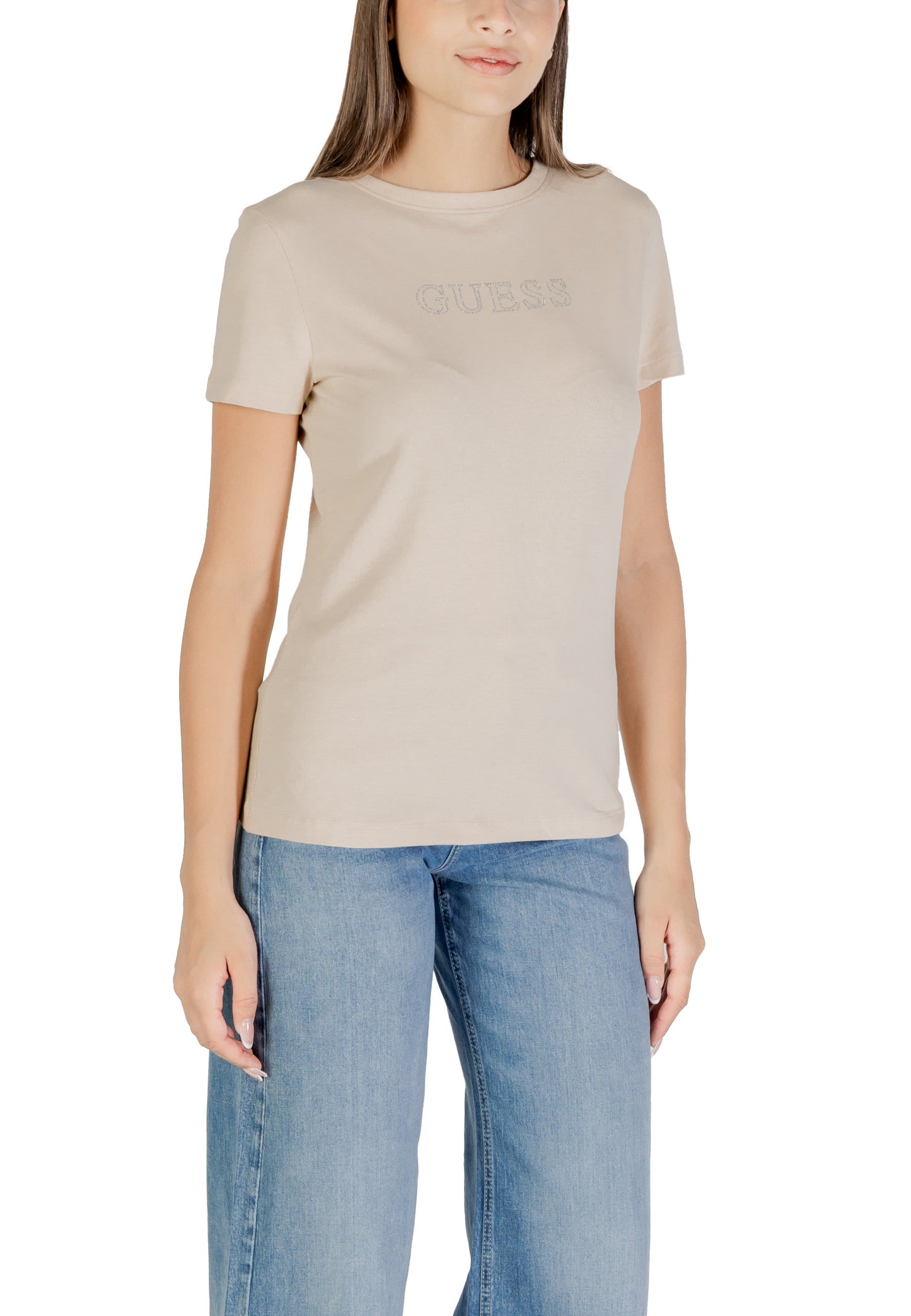 Guess Active T-Shirt Donna Guess Active V3BI11 J1314 beige beige