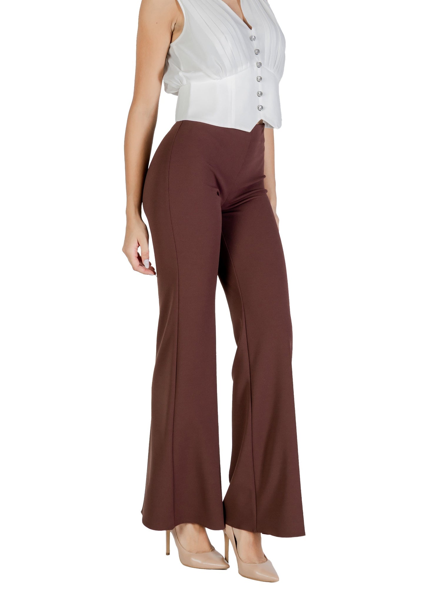 Rinascimento Pantaloni Donna Rinascimento CFC0125424003 brown brown