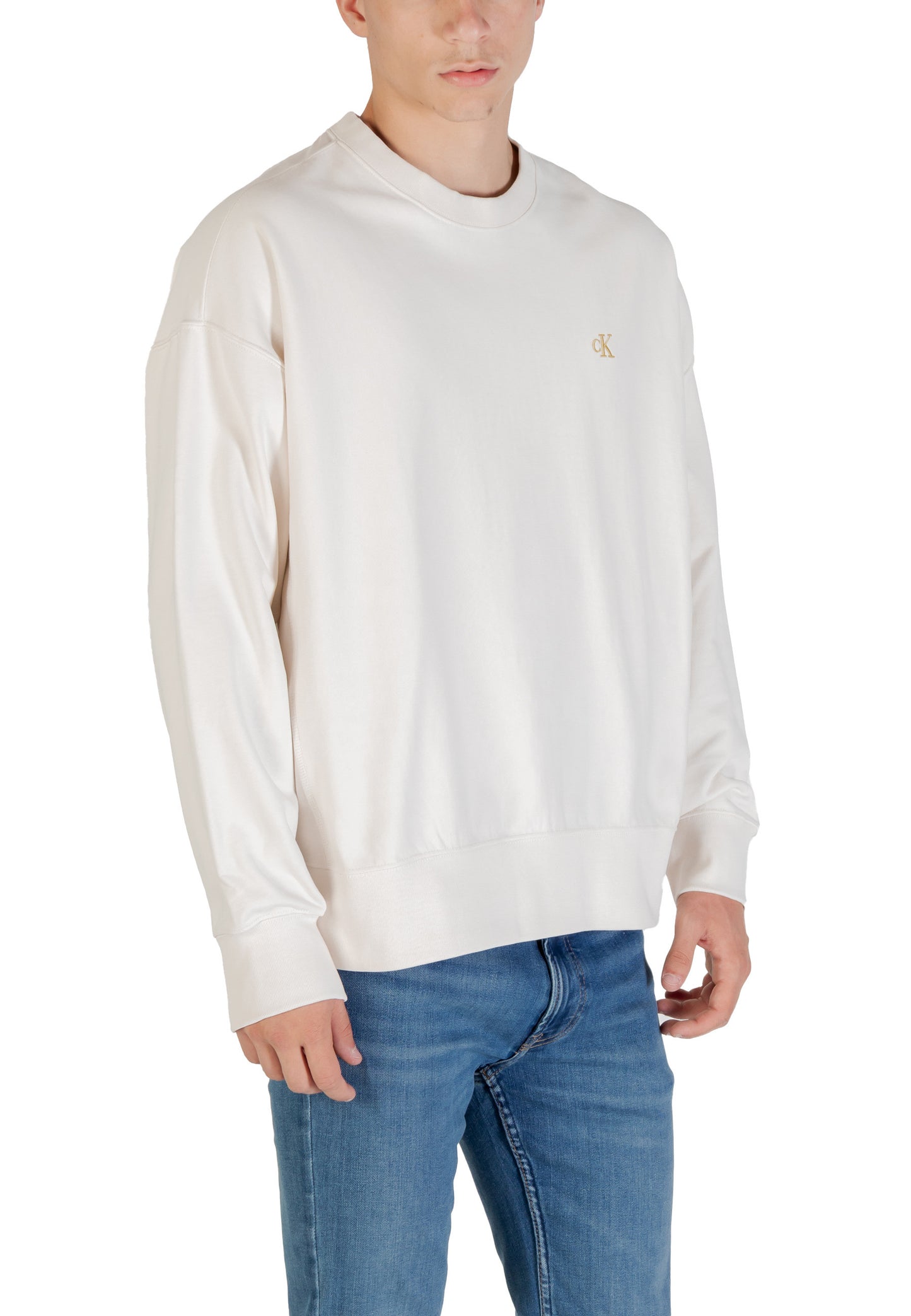 Calvin Klein Jeans Felpa Uomo Calvin Klein Jeans LV04RC277G white white
