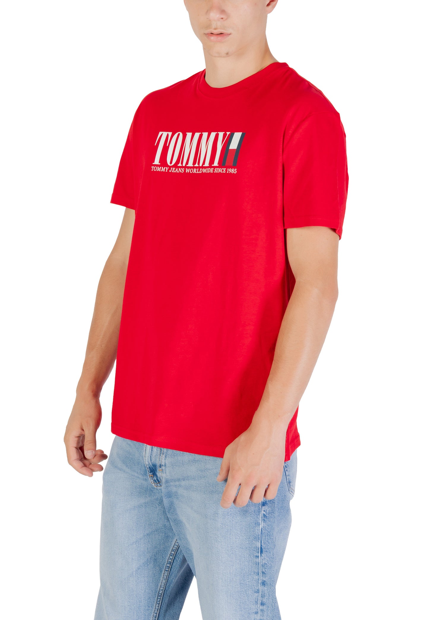 Tommy Hilfiger Jeans T-Shirt Uomo Tommy Hilfiger Jeans DM0DM21941 red red