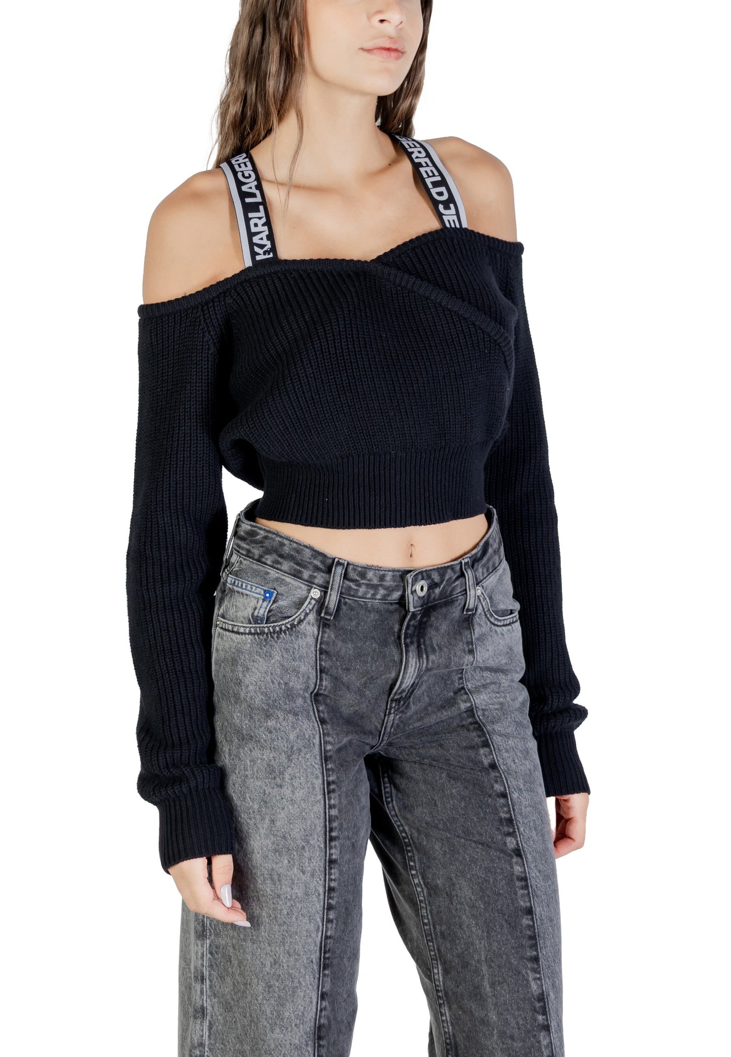 Karl Lagerfeld Jeans Maglia Donna Karl Lagerfeld Jeans A3W18009 black black
