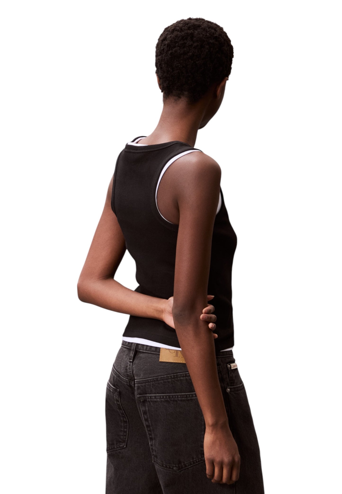 Camiseta sin mangas para mujer de Calvin Klein Jeans