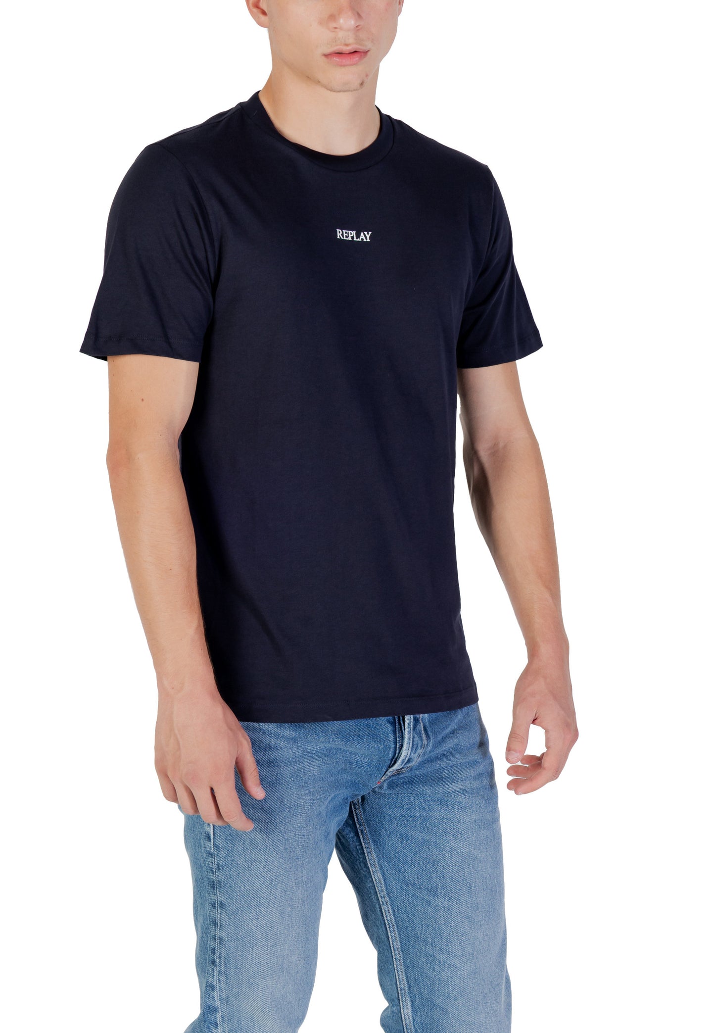 Replay T-Shirt Uomo Replay M3098.000.2660 blue blue