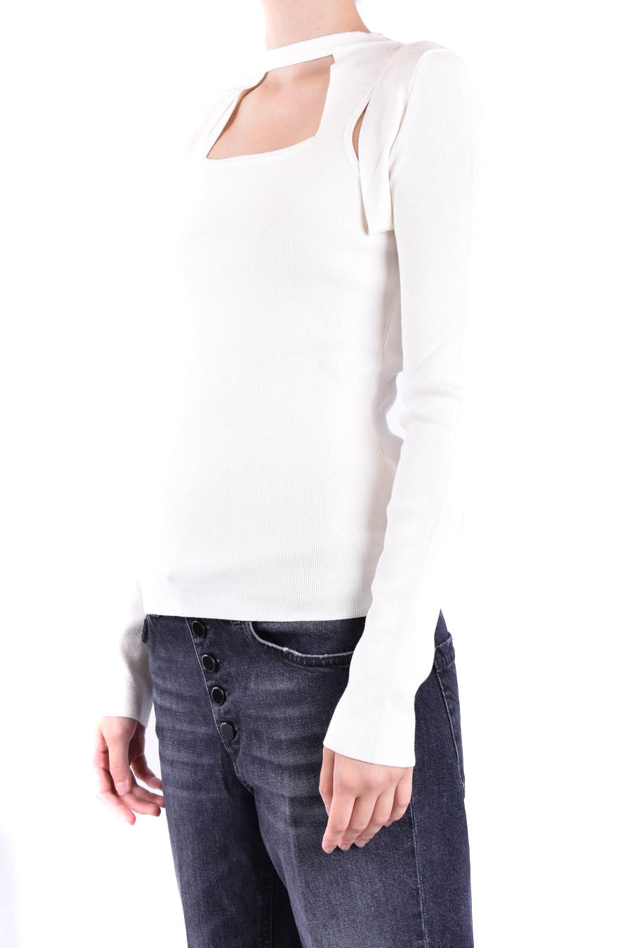 Dondup Maglia Donna Dondup v_26472 white white