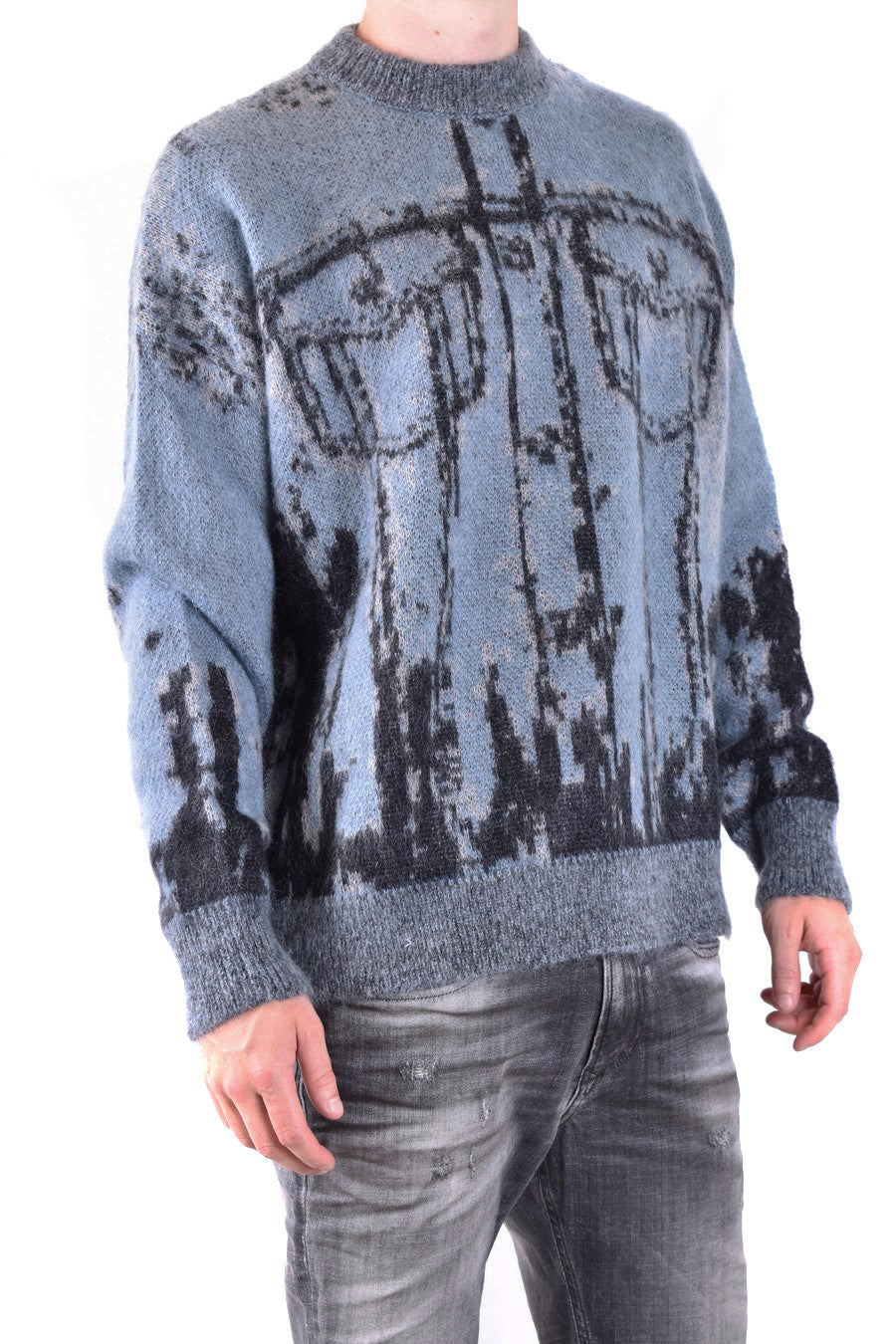 Diesel Maglia Uomo Diesel v_29494 light blue light blue