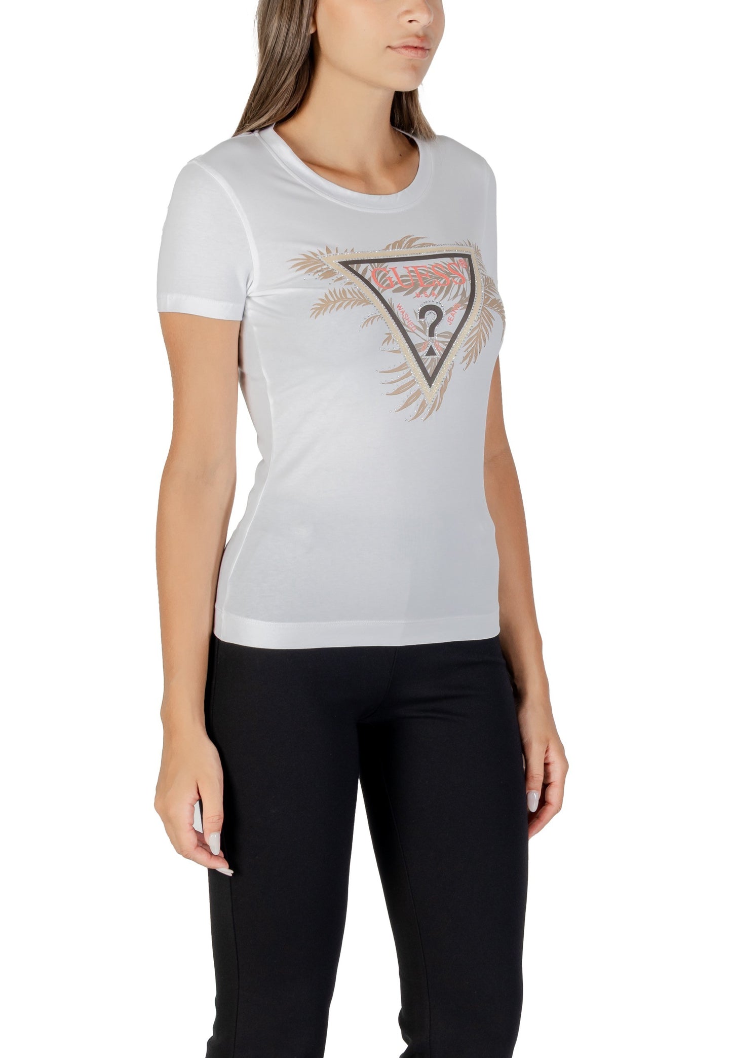 Guess T-Shirt Donna Guess W5YI13 J1314 white white