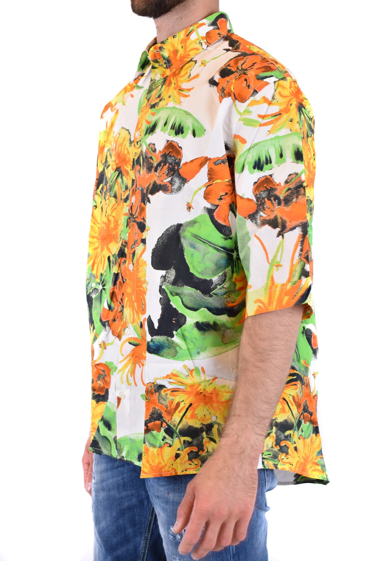 Msgm Camicia Uomo Msgm b_41205 white white