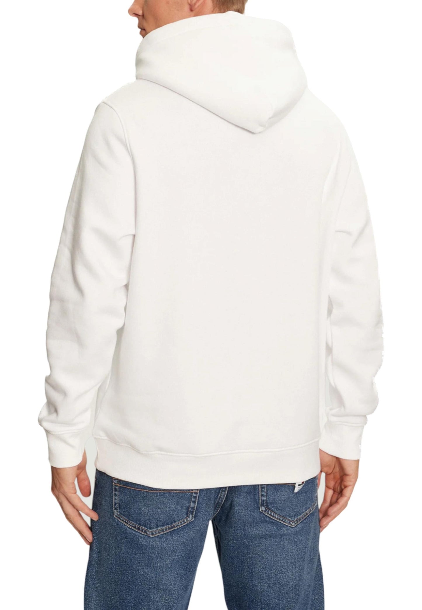 Tommy Hilfiger Jeans Felpa Uomo Tommy Hilfiger Jeans DM0DM20738 white white