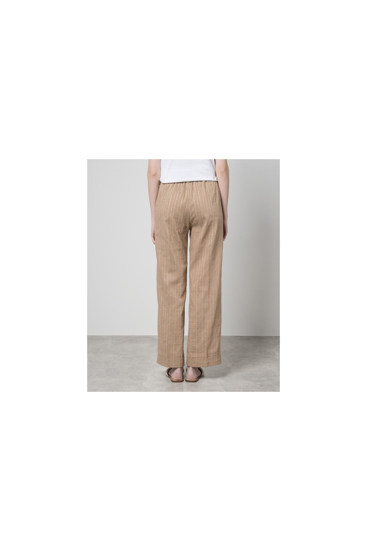 Twinset Pantaloni Donna Twinset b_44894 beige beige
