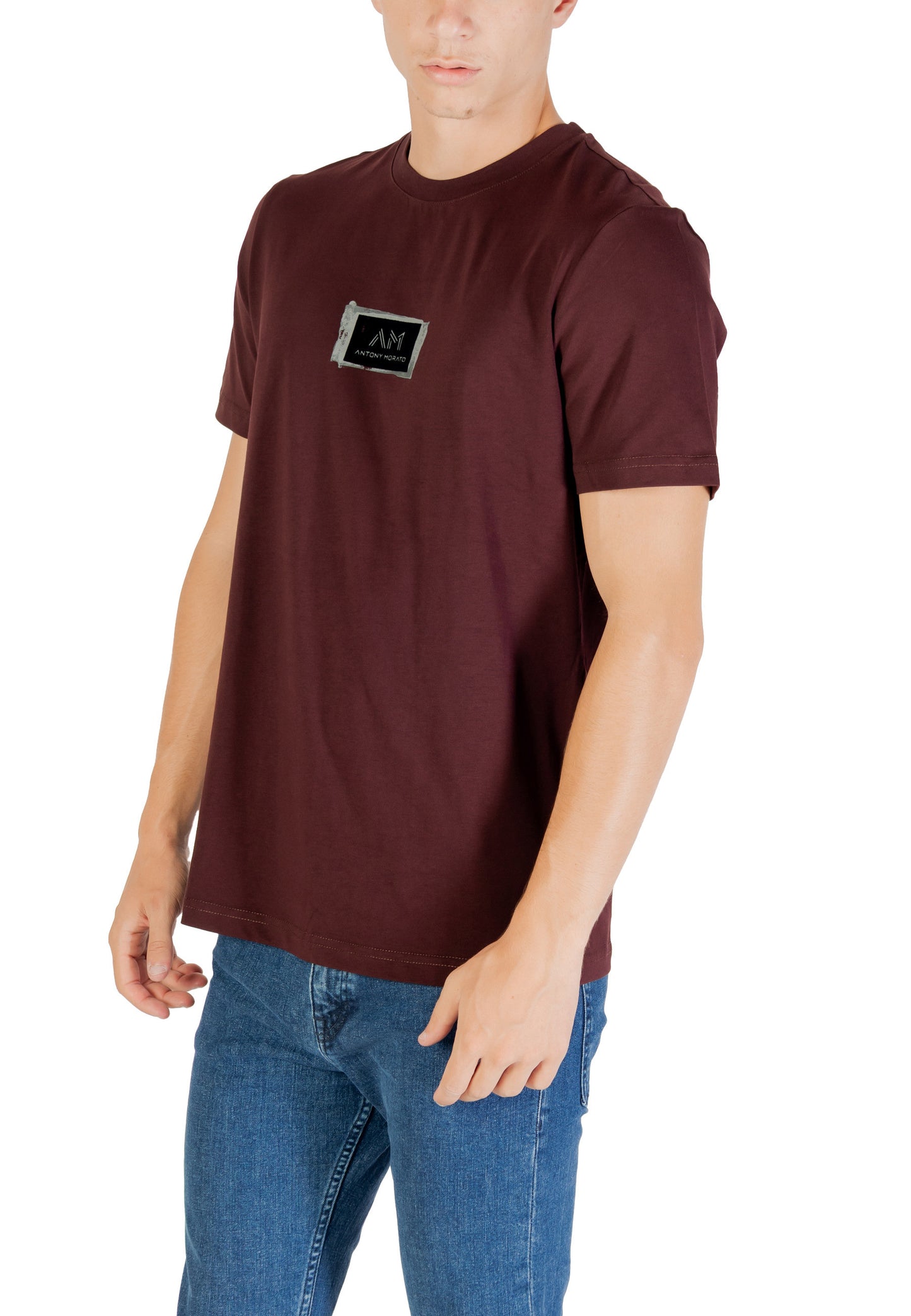 Antony Morato T-Shirt Uomo Antony Morato MMKS02575-FA100240 bordeaux bordeaux
