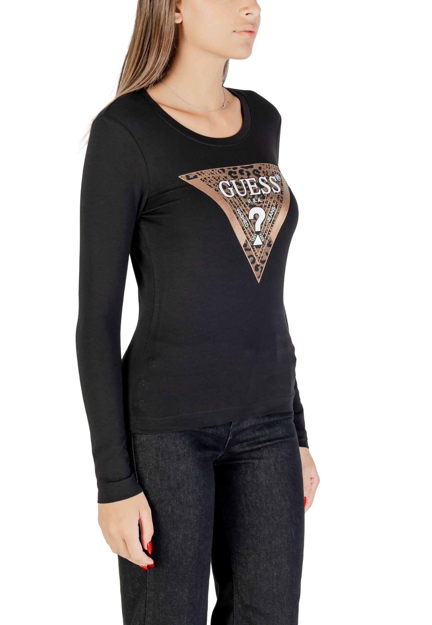 Guess T-Shirt Donna Guess W5BI75 J1314 black black