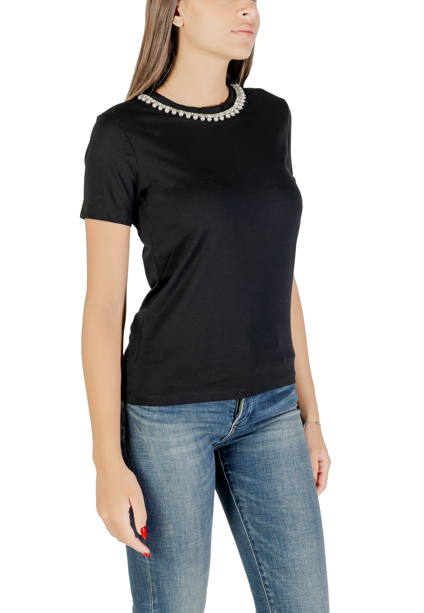 Only T-Shirt Donna Only 15356167 black black